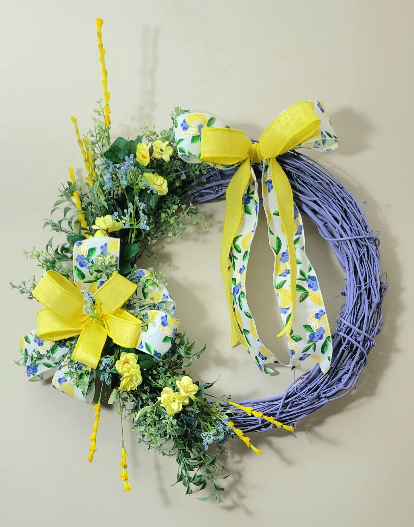 Lavender Grapevine Wreath