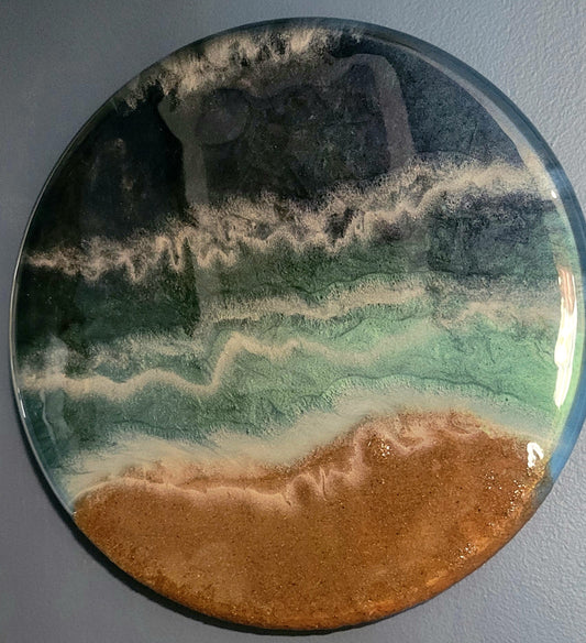 Ocean Serenity Beach Wave Wall Art