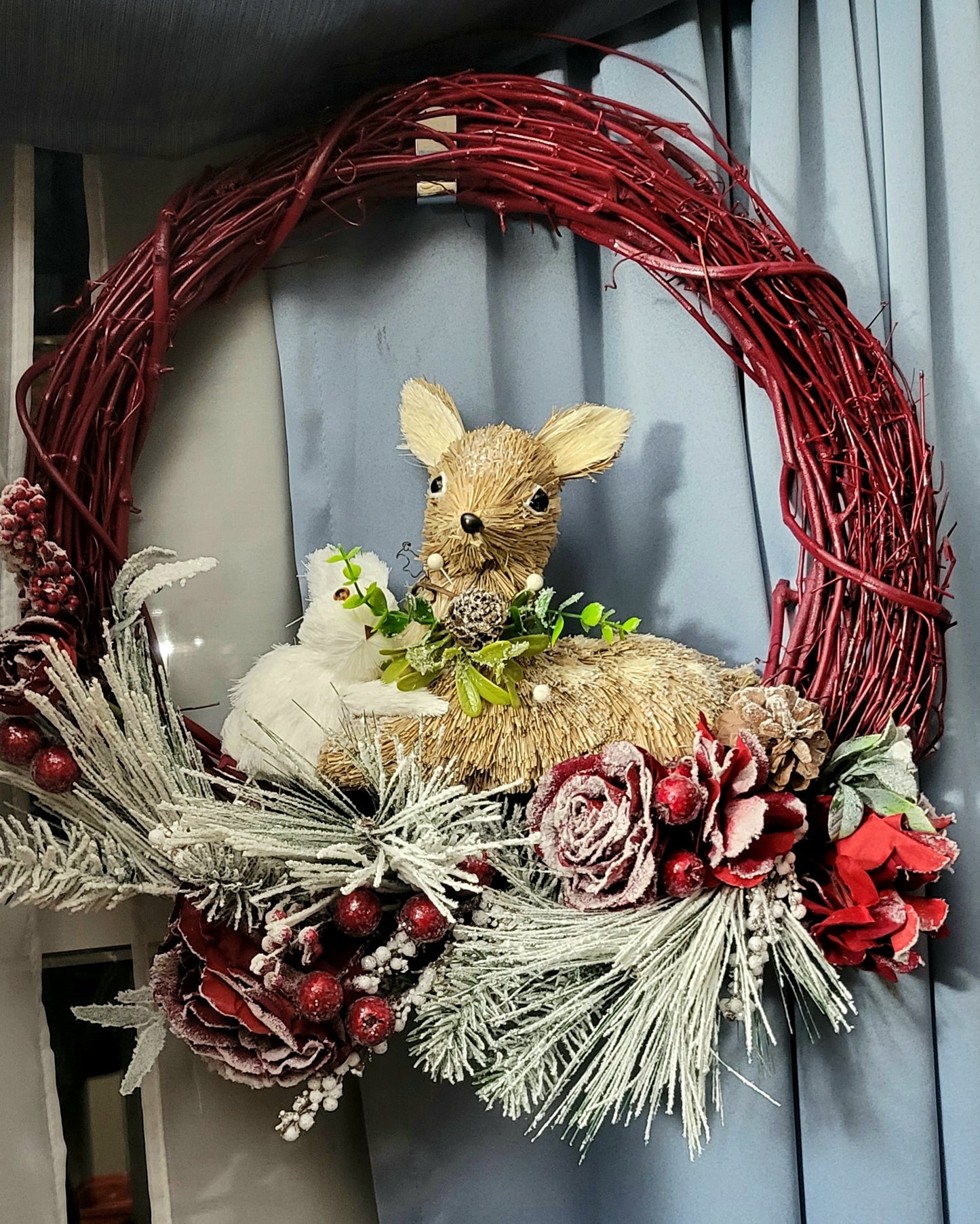 Cranberry Forest Friends Wreath