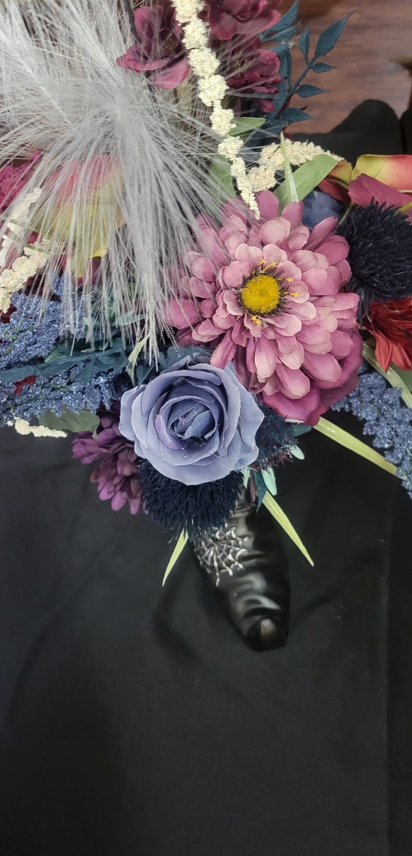 Enchanted Floral Witch Boot