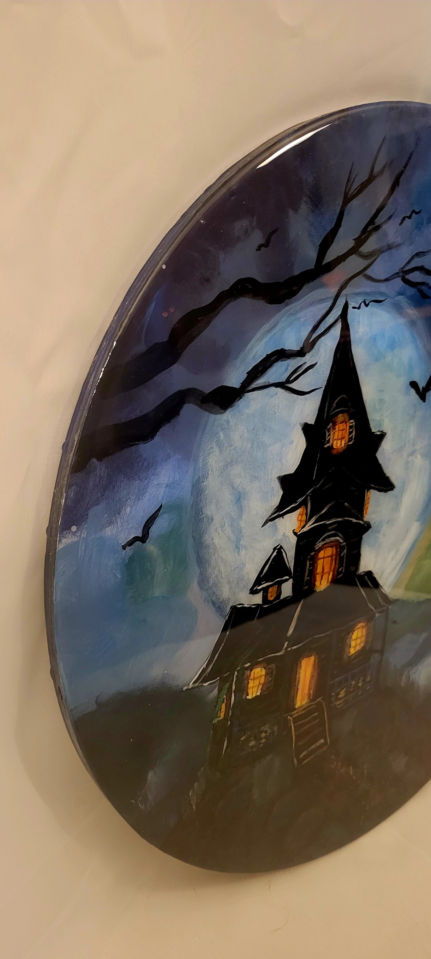 Haunted Hilltop Haven Wall Art