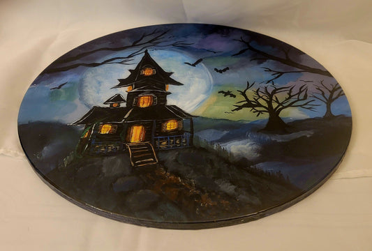 Haunted Hilltop Haven Wall Art