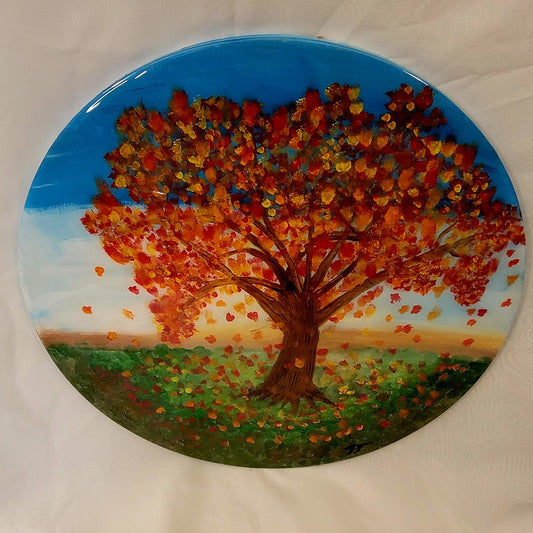 Hand-painted  Fall Bliss Wall Art