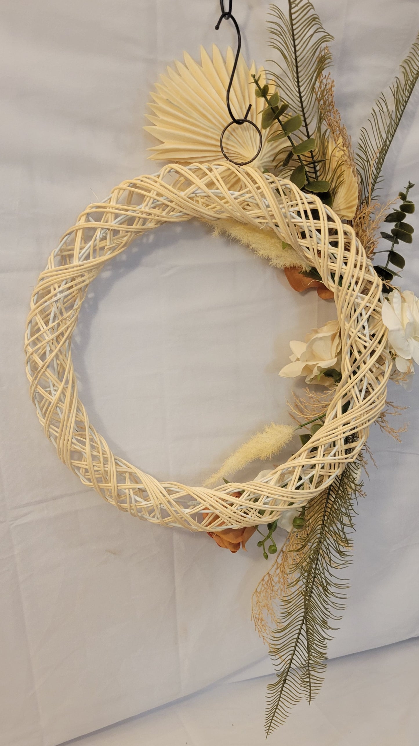 Tropical Bliss Orchid & Rose Wreath