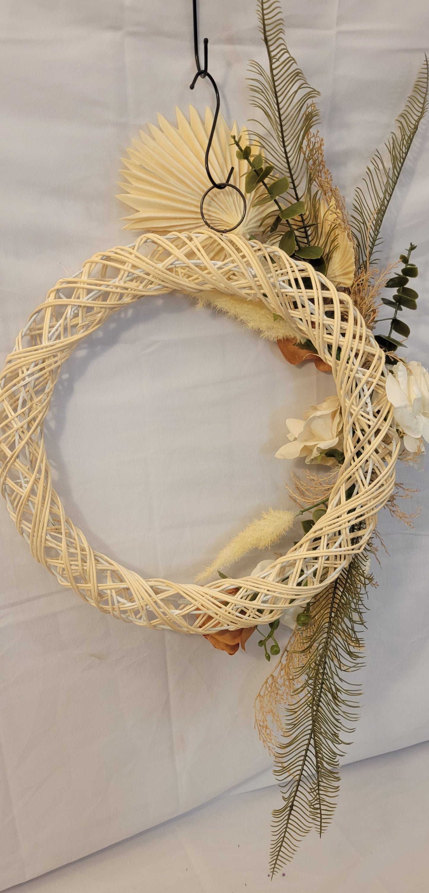 Tropical Bliss Orchid & Rose Wreath