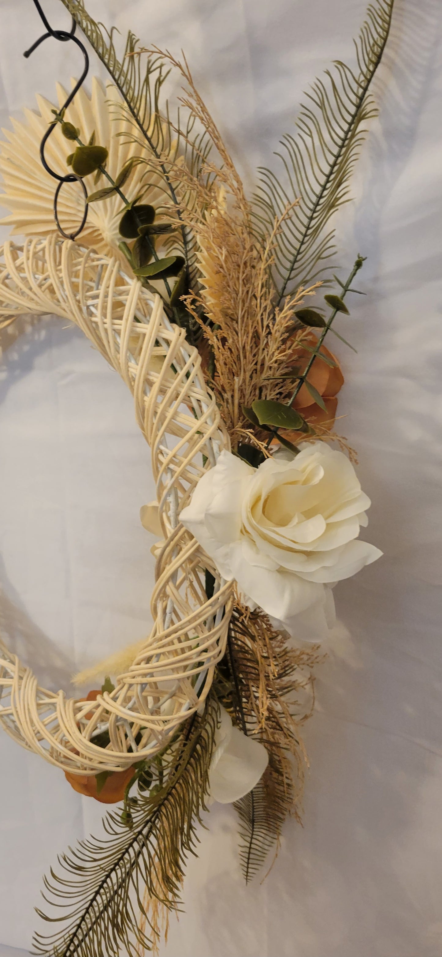 Tropical Bliss Orchid & Rose Wreath