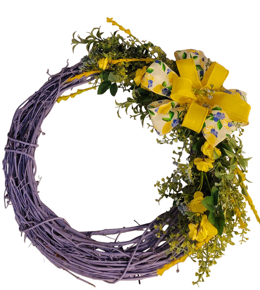 Lavender Bliss Floral Wreath