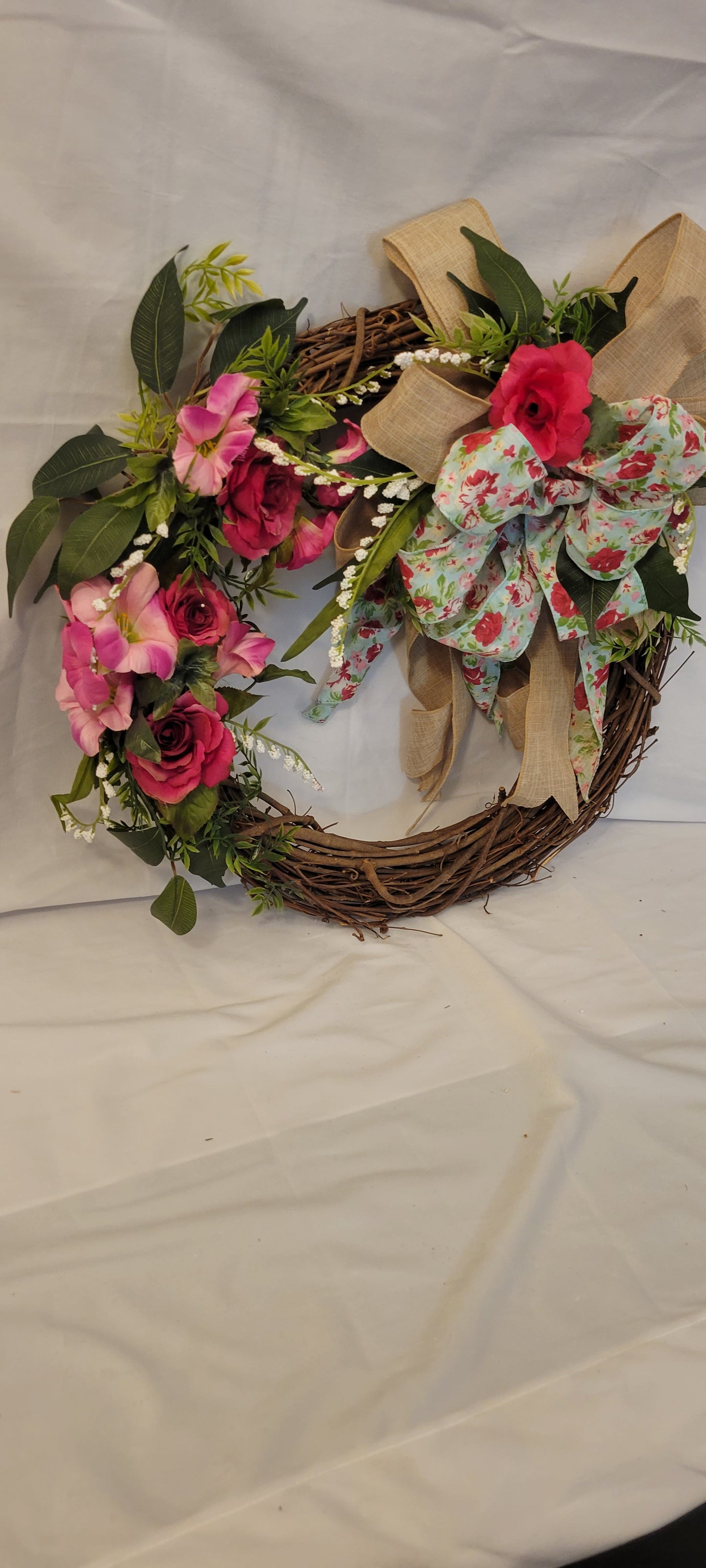 Pink Blossom Serenity Wreath