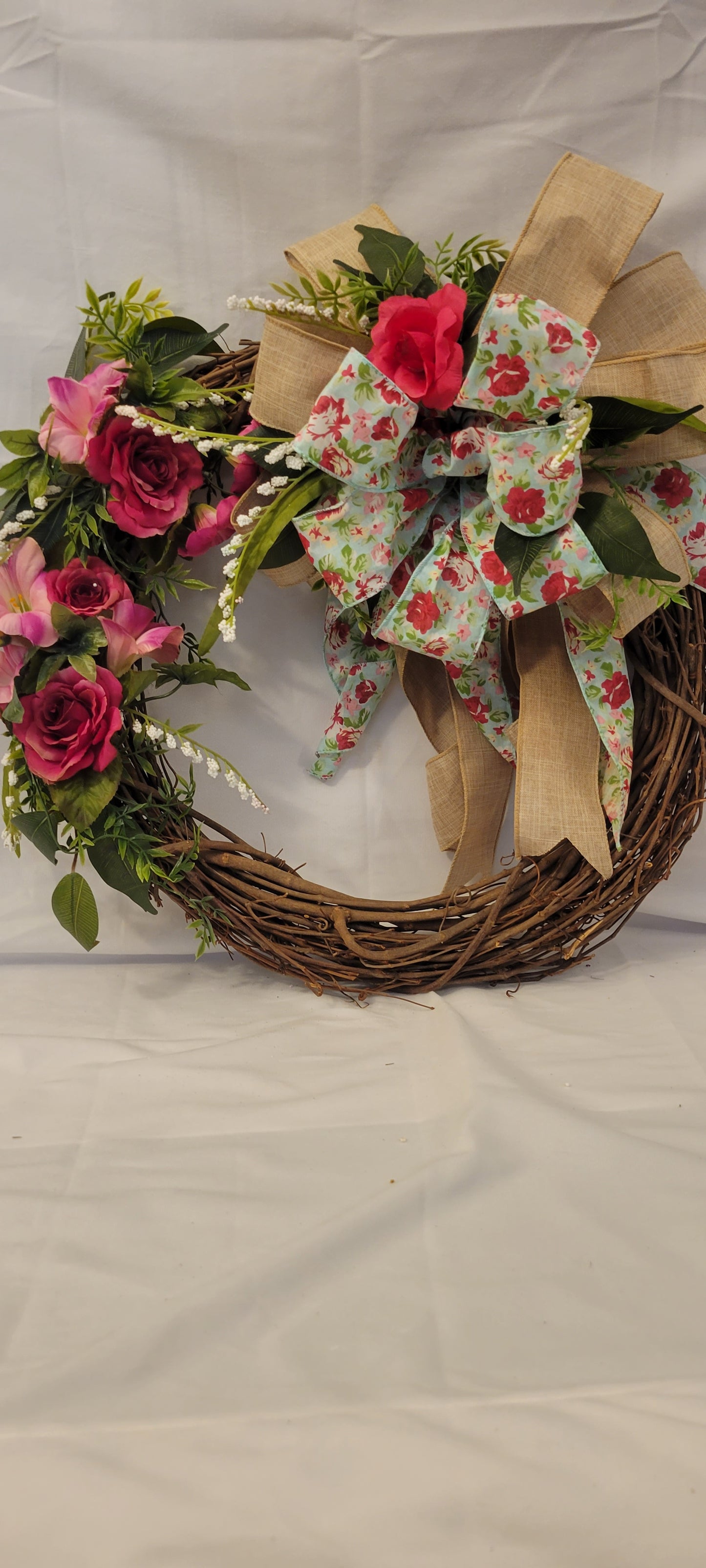 Pink Blossom Serenity Wreath