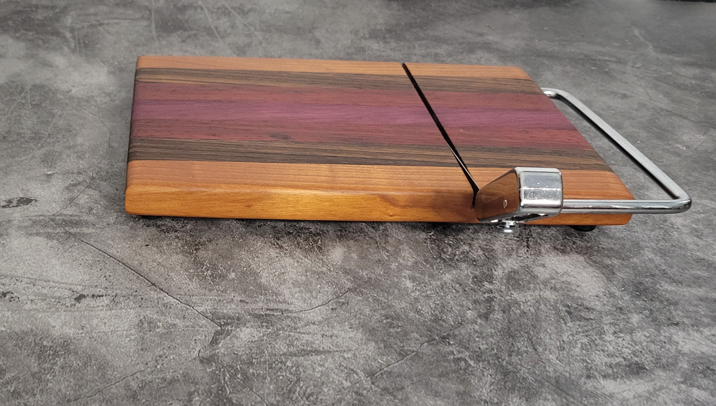 Slice & Style: Butcher Block Cheese Slicer Handmade