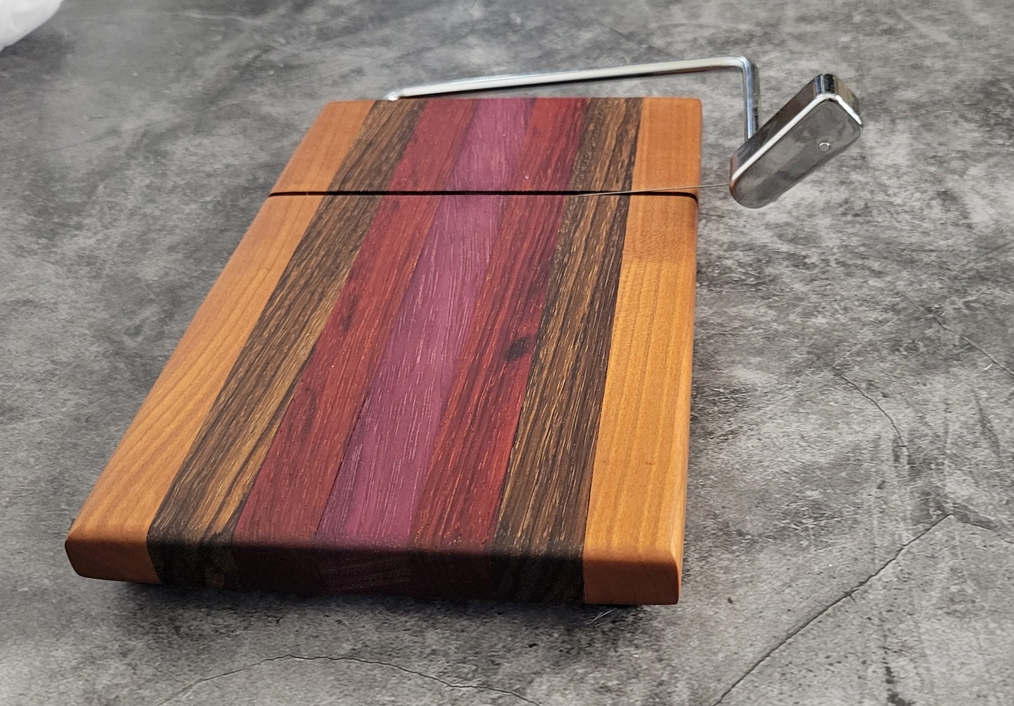Slice & Style: Butcher Block Cheese Slicer Handmade