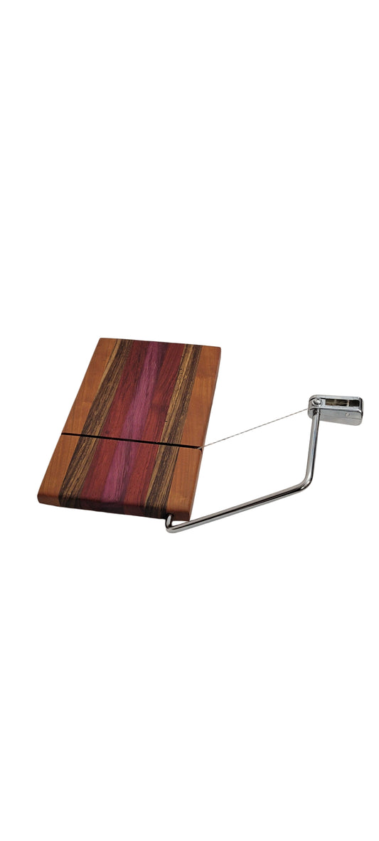 Slice & Style: Butcher Block Cheese Slicer Handmade