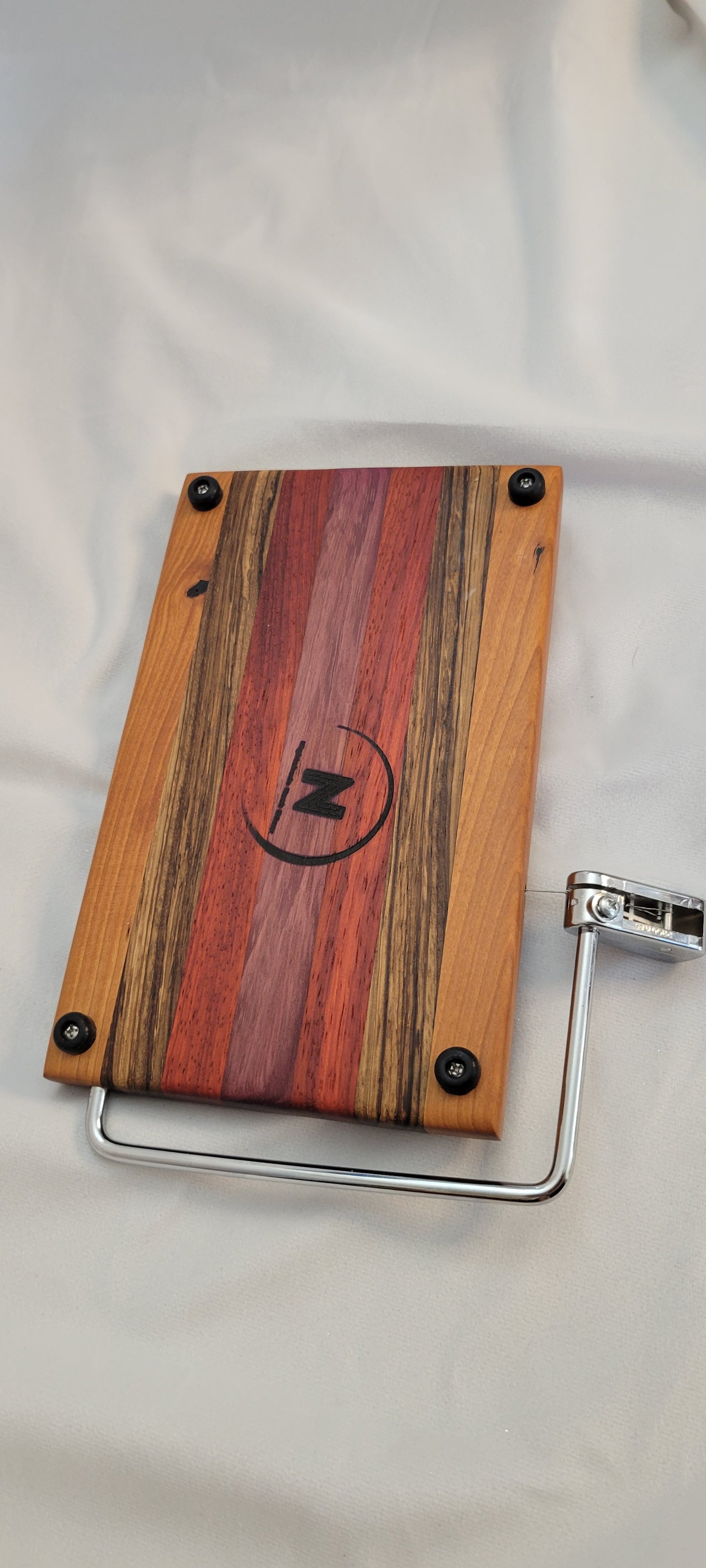Slice & Style: Butcher Block Cheese Slicer Handmade