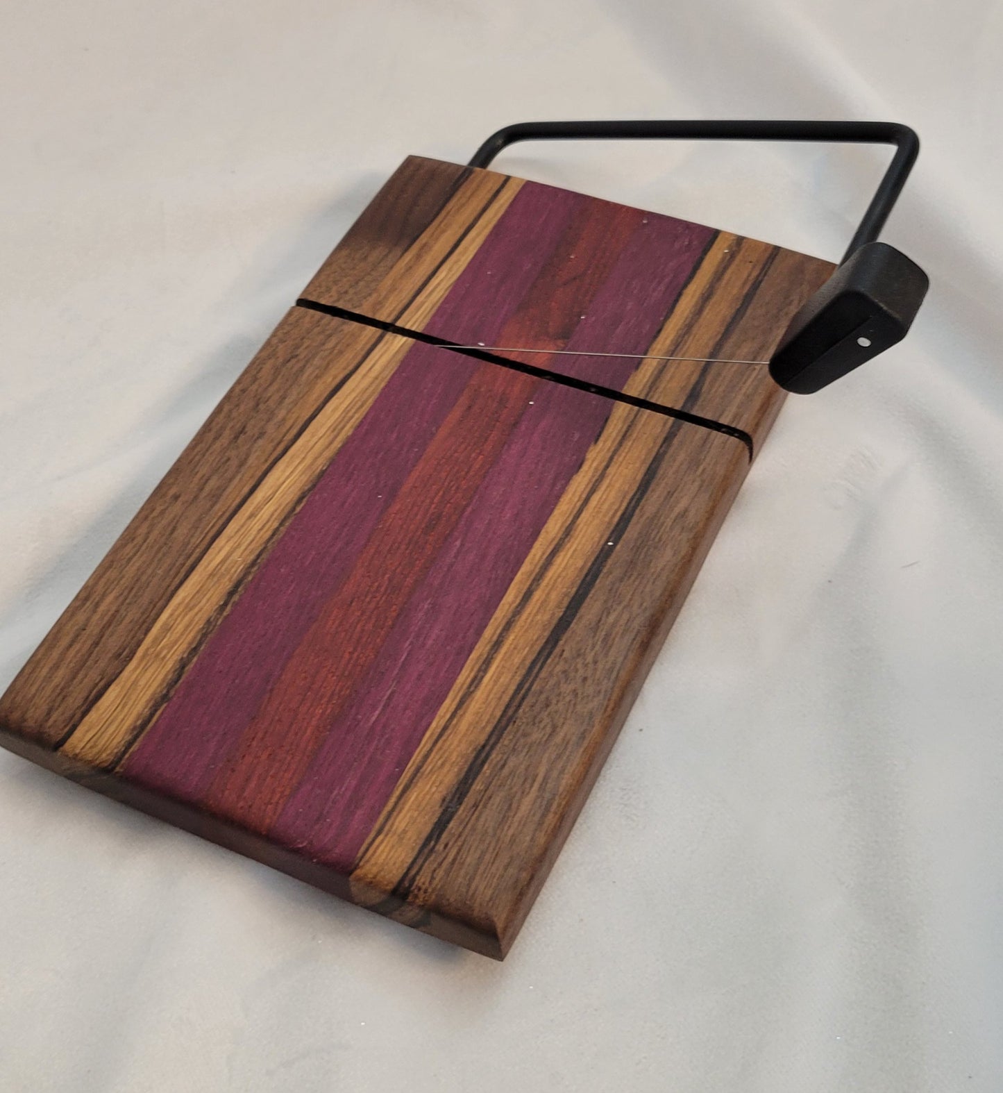 Bold and Beautiful Butcher Block Cheese Slicer Handmade