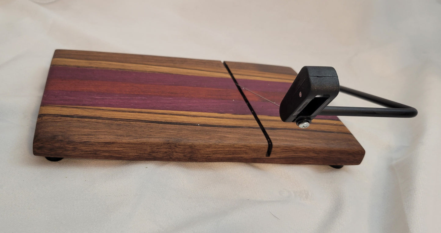 Bold and Beautiful Butcher Block Cheese Slicer Handmade