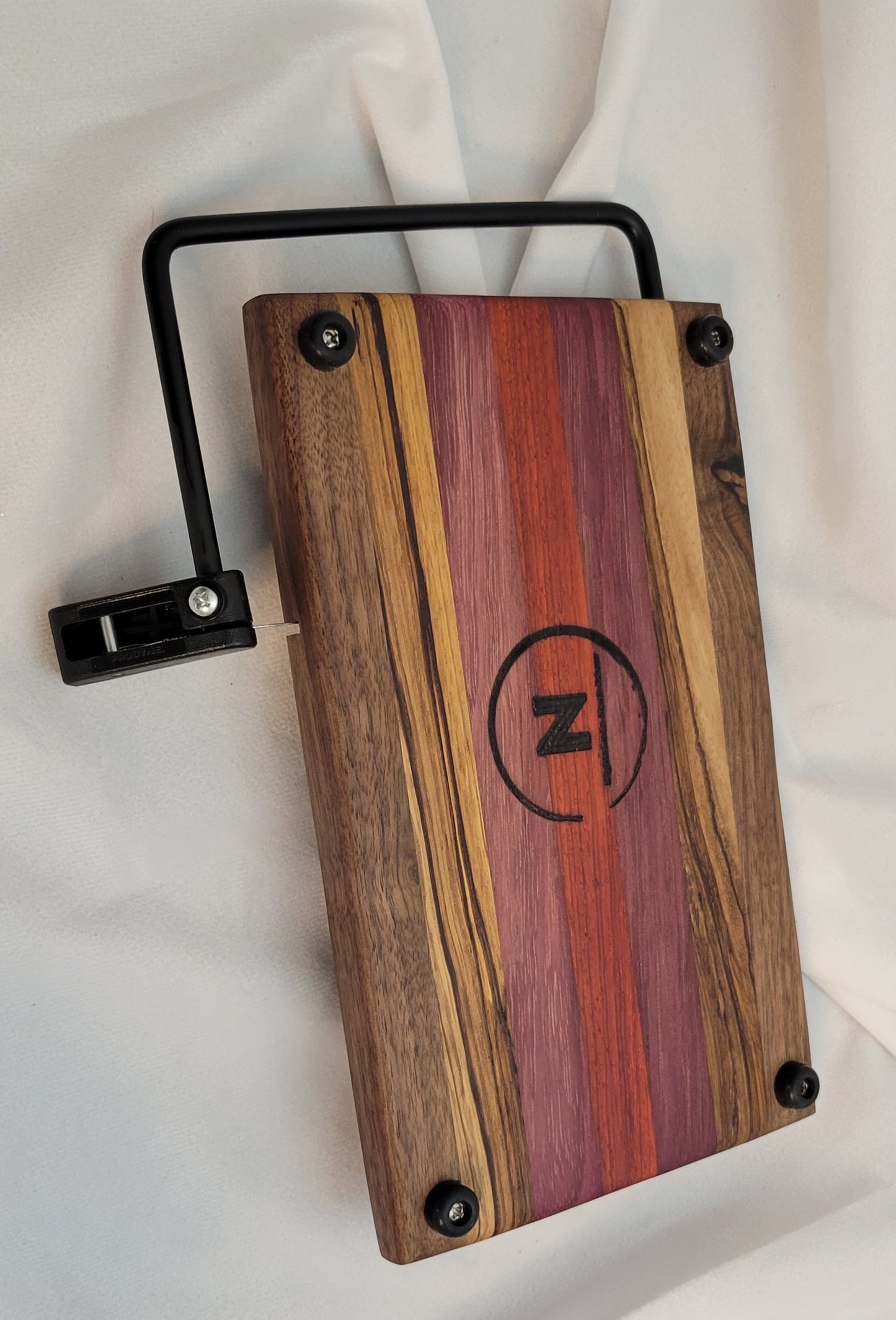 Bold and Beautiful Butcher Block Cheese Slicer Handmade