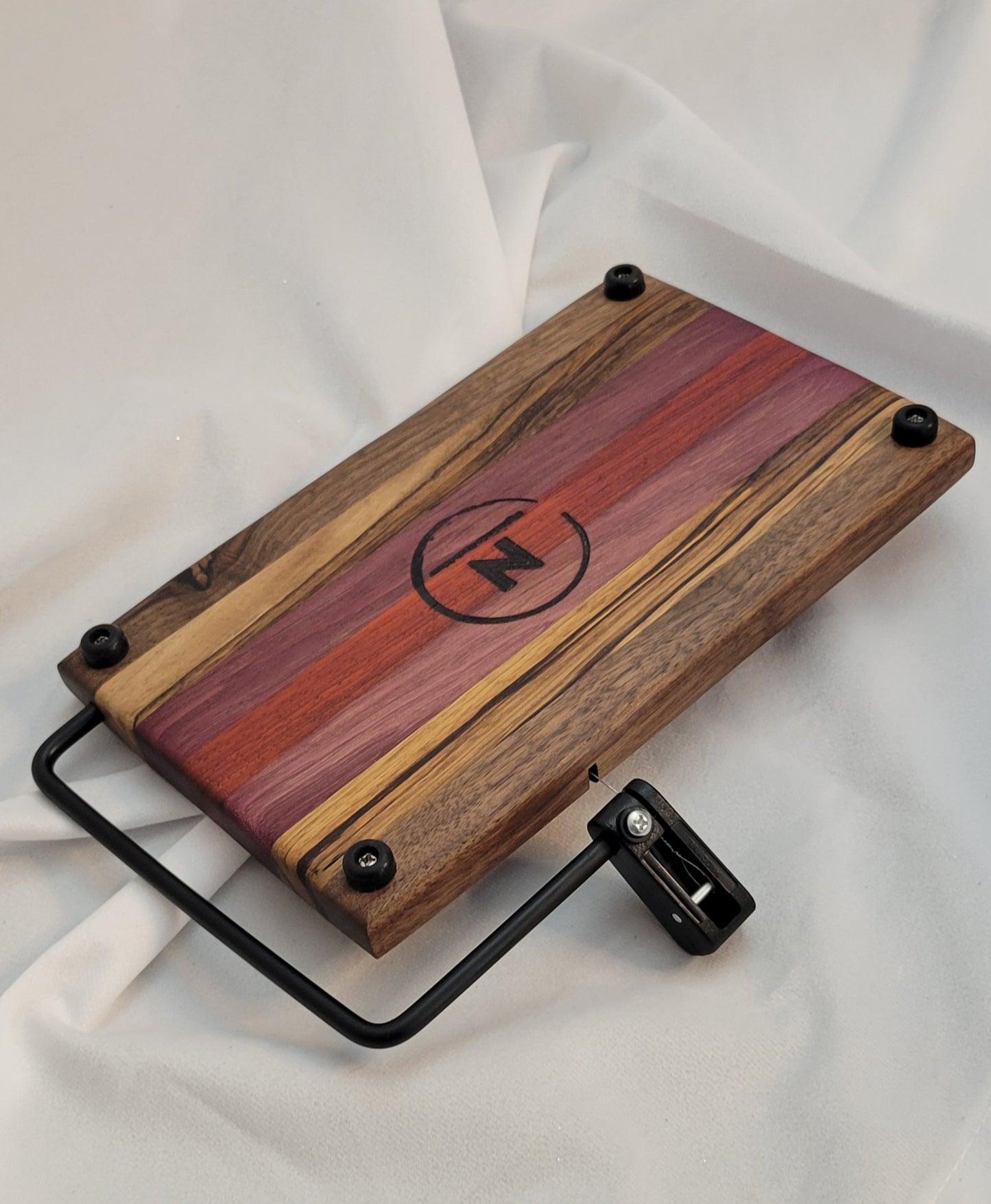 Bold and Beautiful Butcher Block Cheese Slicer Handmade