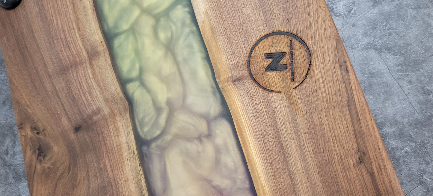 Mystic Swirls Handmade Charcuterie Board