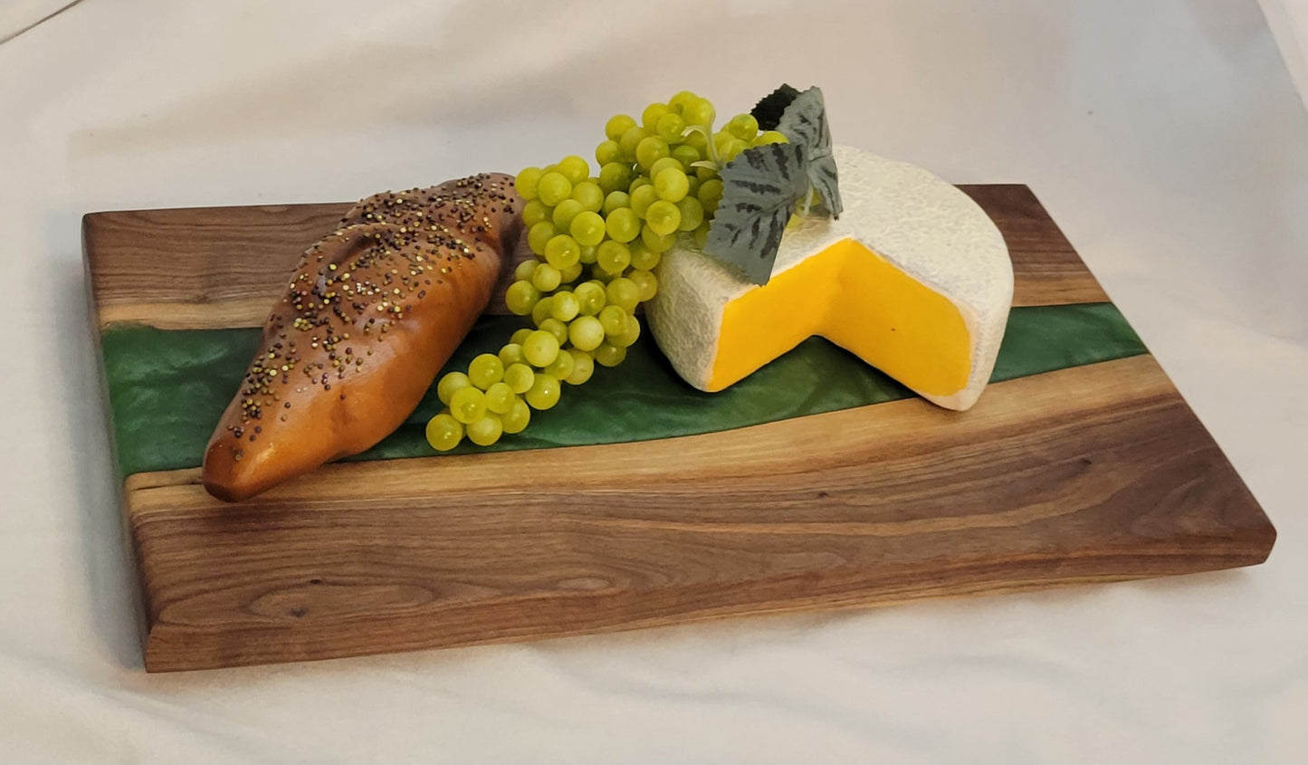 Evergreen Cascade Handmade Black Walnut Charcuterie Board