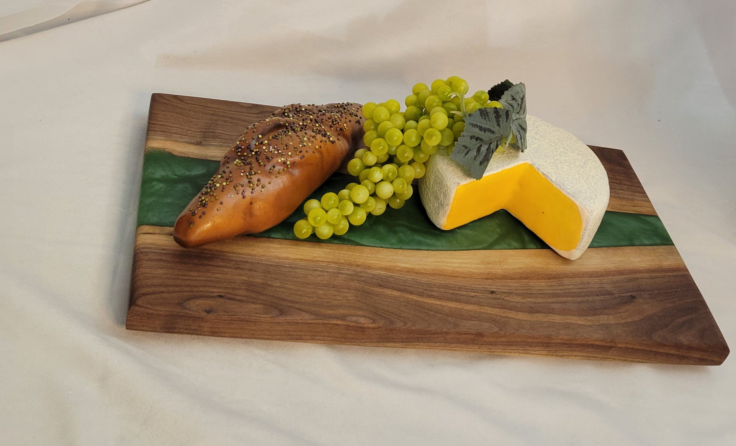 Evergreen Cascade Handmade Black Walnut Charcuterie Board