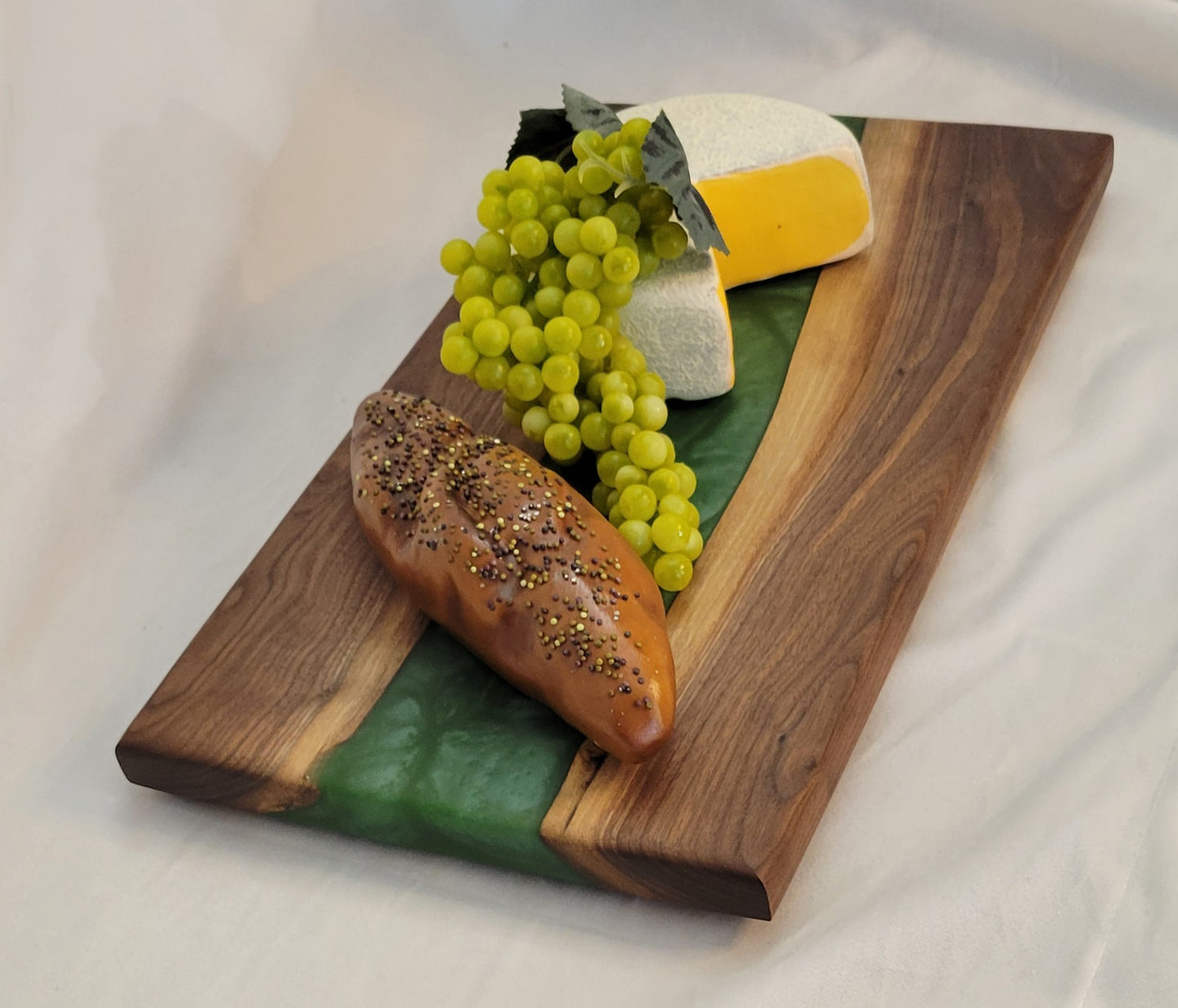 Evergreen Cascade Handmade Black Walnut Charcuterie Board