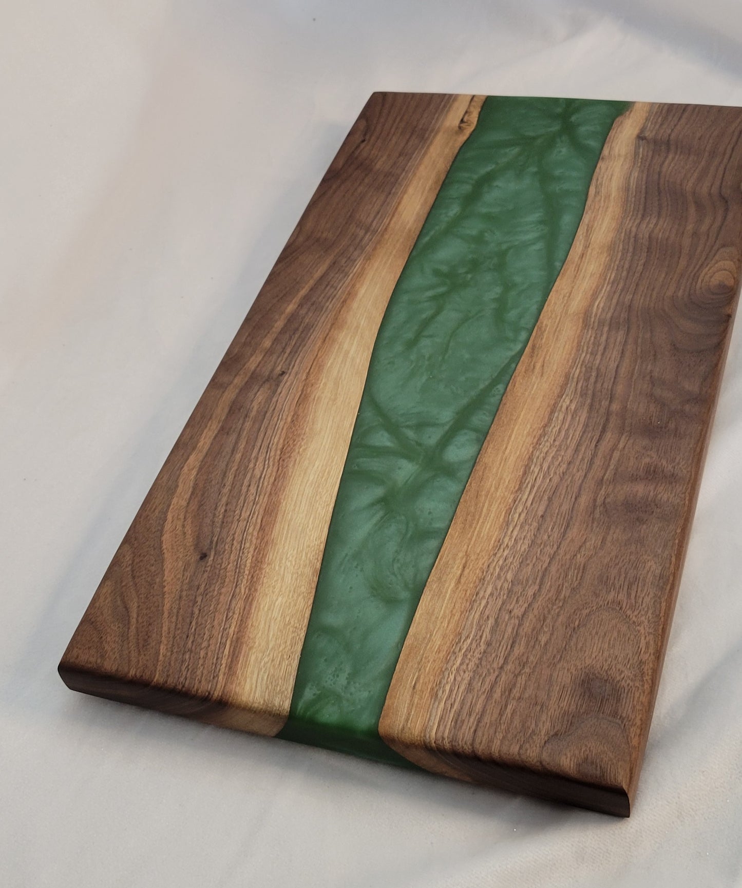 Evergreen Cascade Handmade Black Walnut Charcuterie Board
