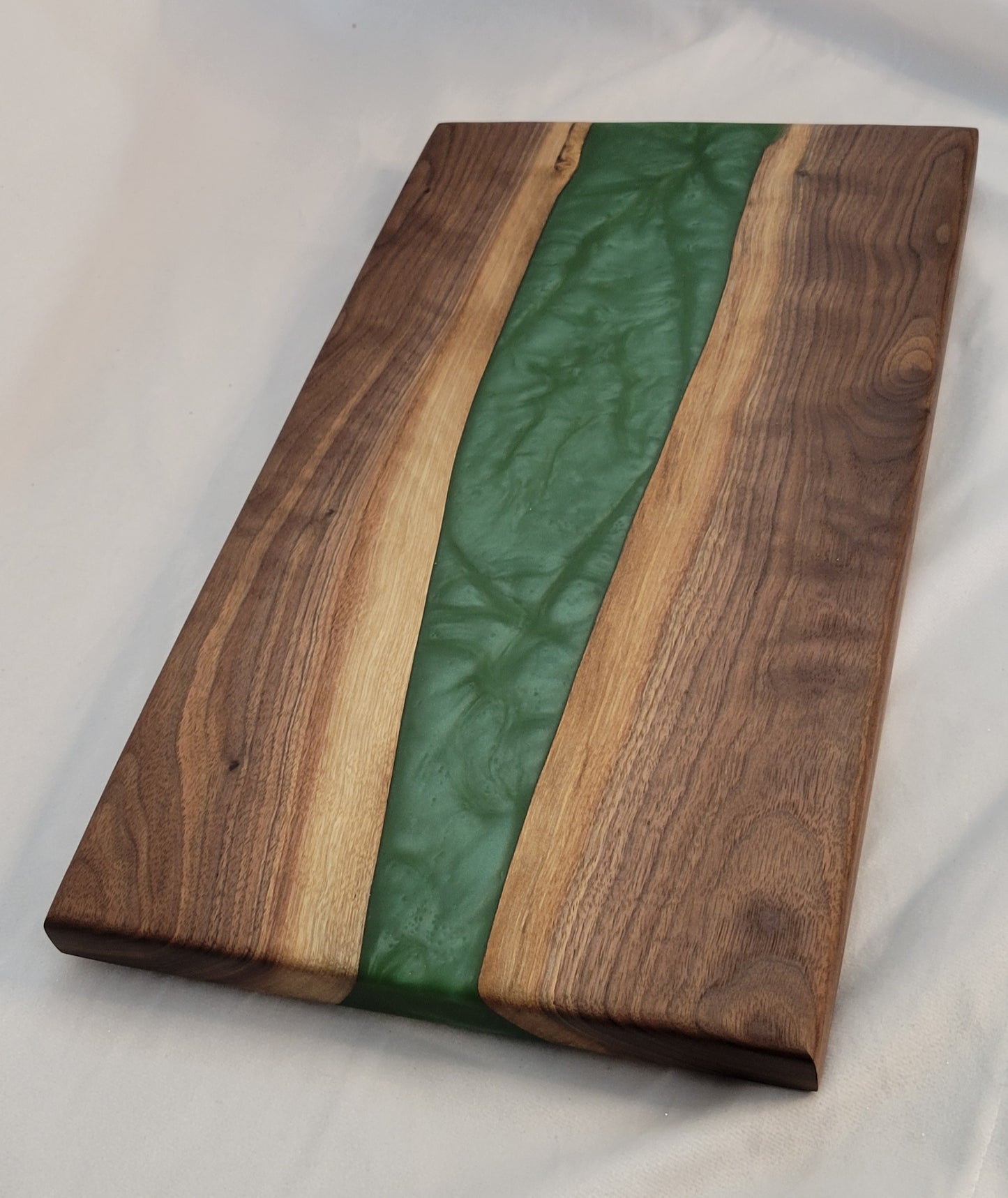 Evergreen Cascade Handmade Black Walnut Charcuterie Board