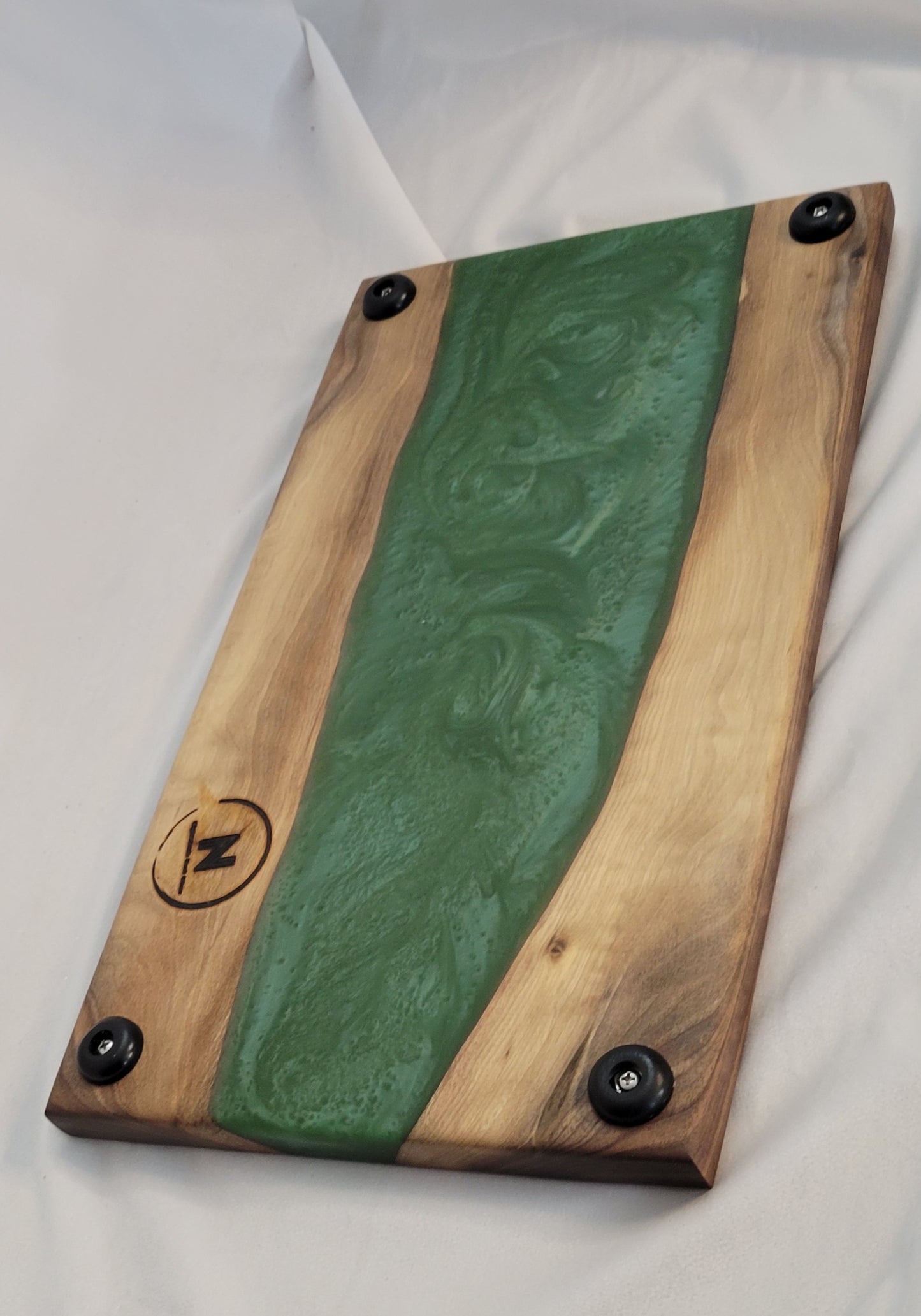 Evergreen Cascade Handmade Black Walnut Charcuterie Board
