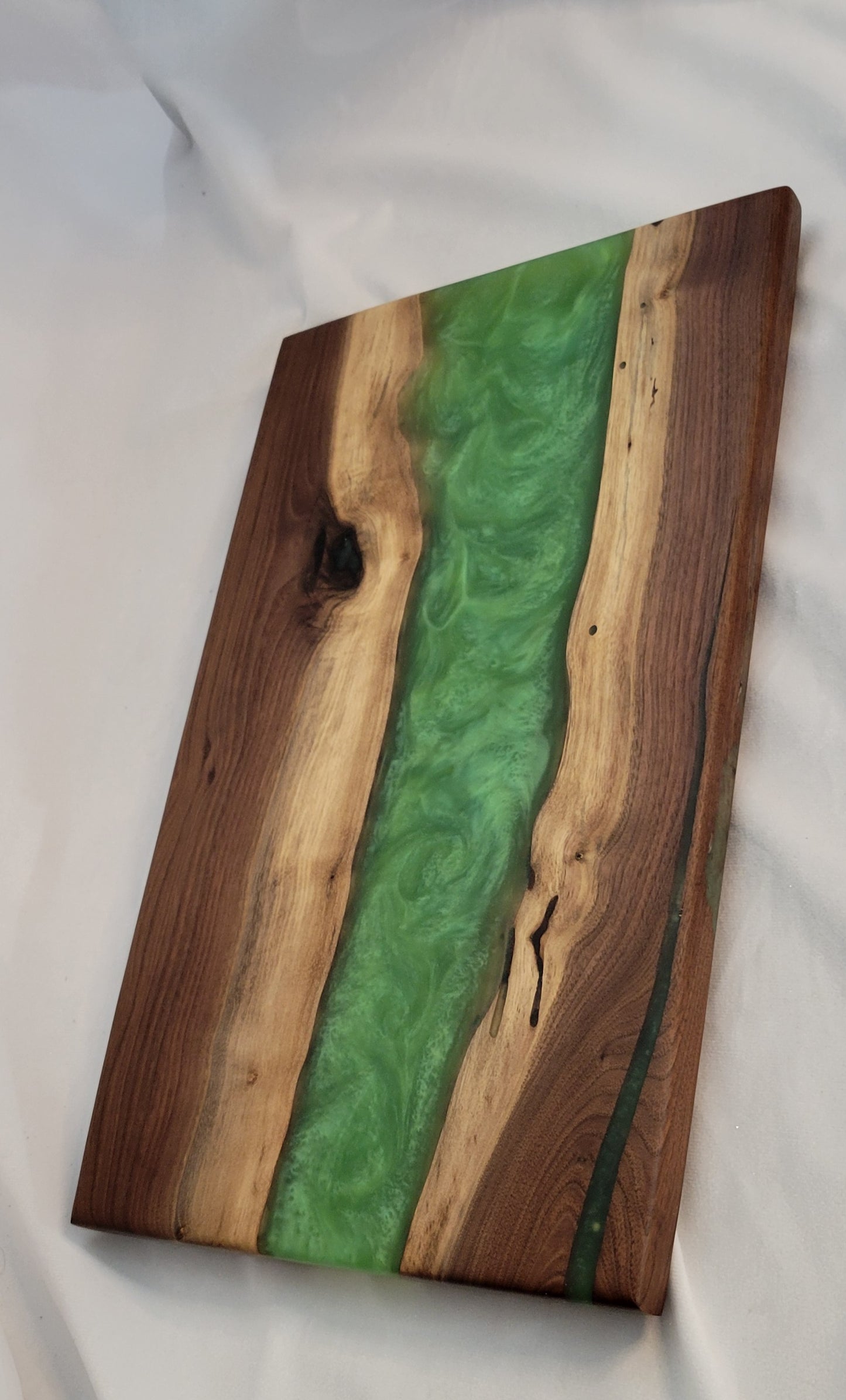 Emerald River Handmade Black Walnut Charcuterie Board