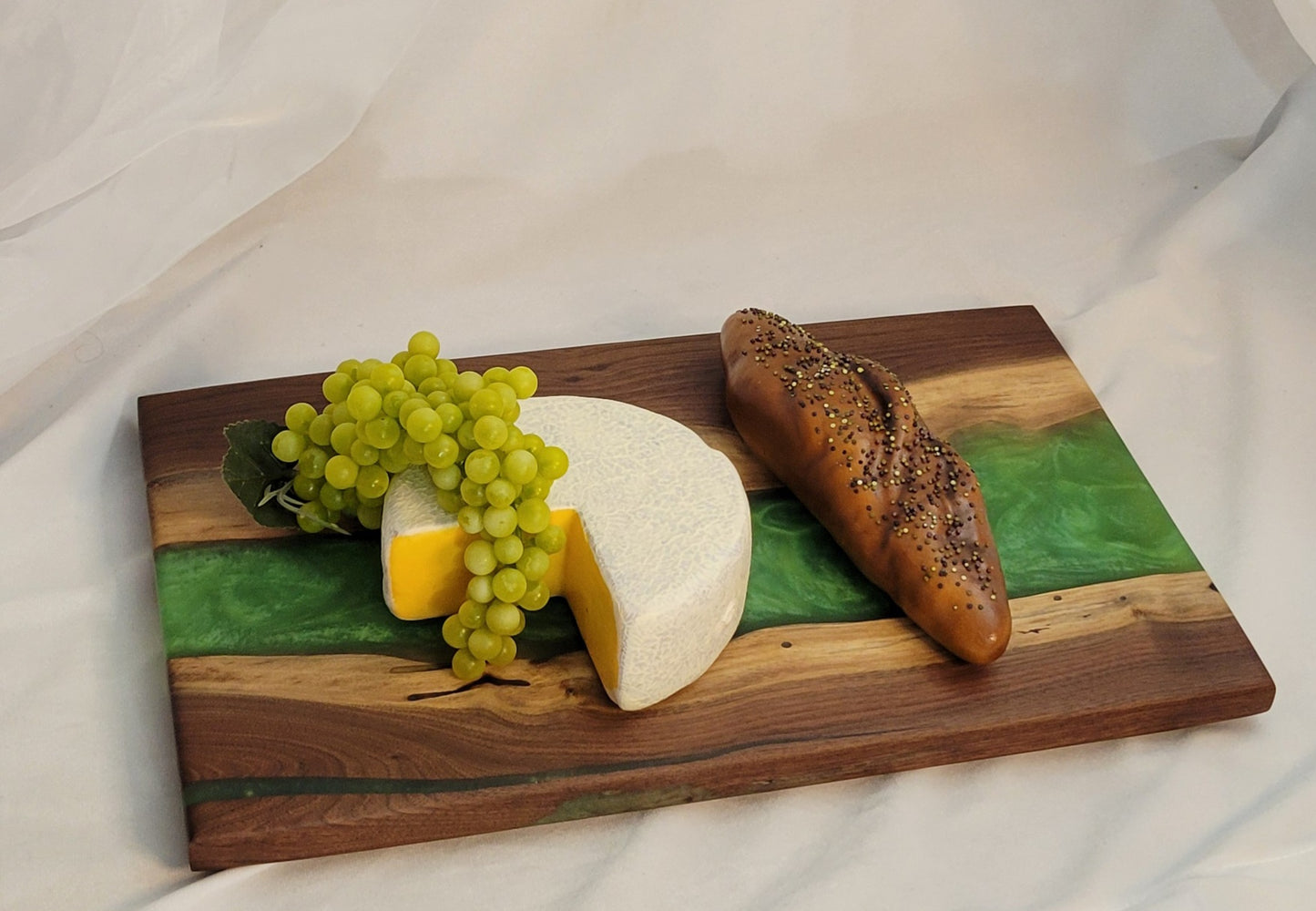 Emerald River Handmade Black Walnut Charcuterie Board