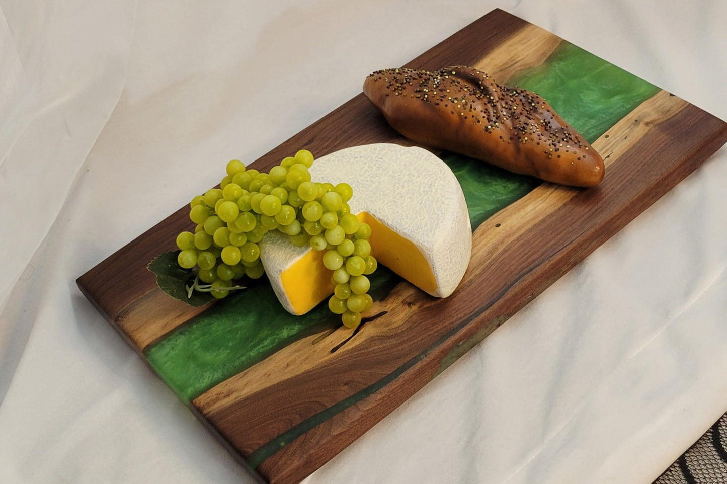 Emerald River Handmade Black Walnut Charcuterie Board