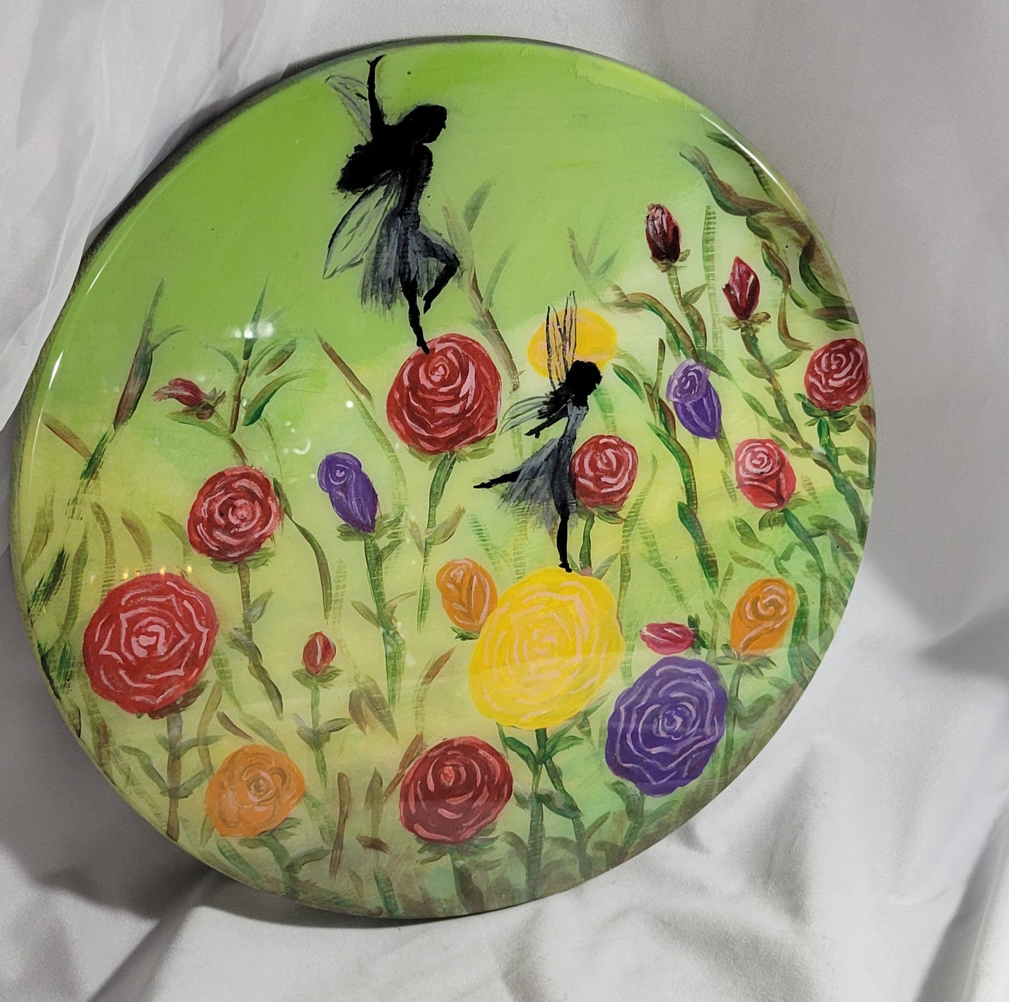 Whimsy in Bloom Fairy Garden Wall Art - Handmade with Love