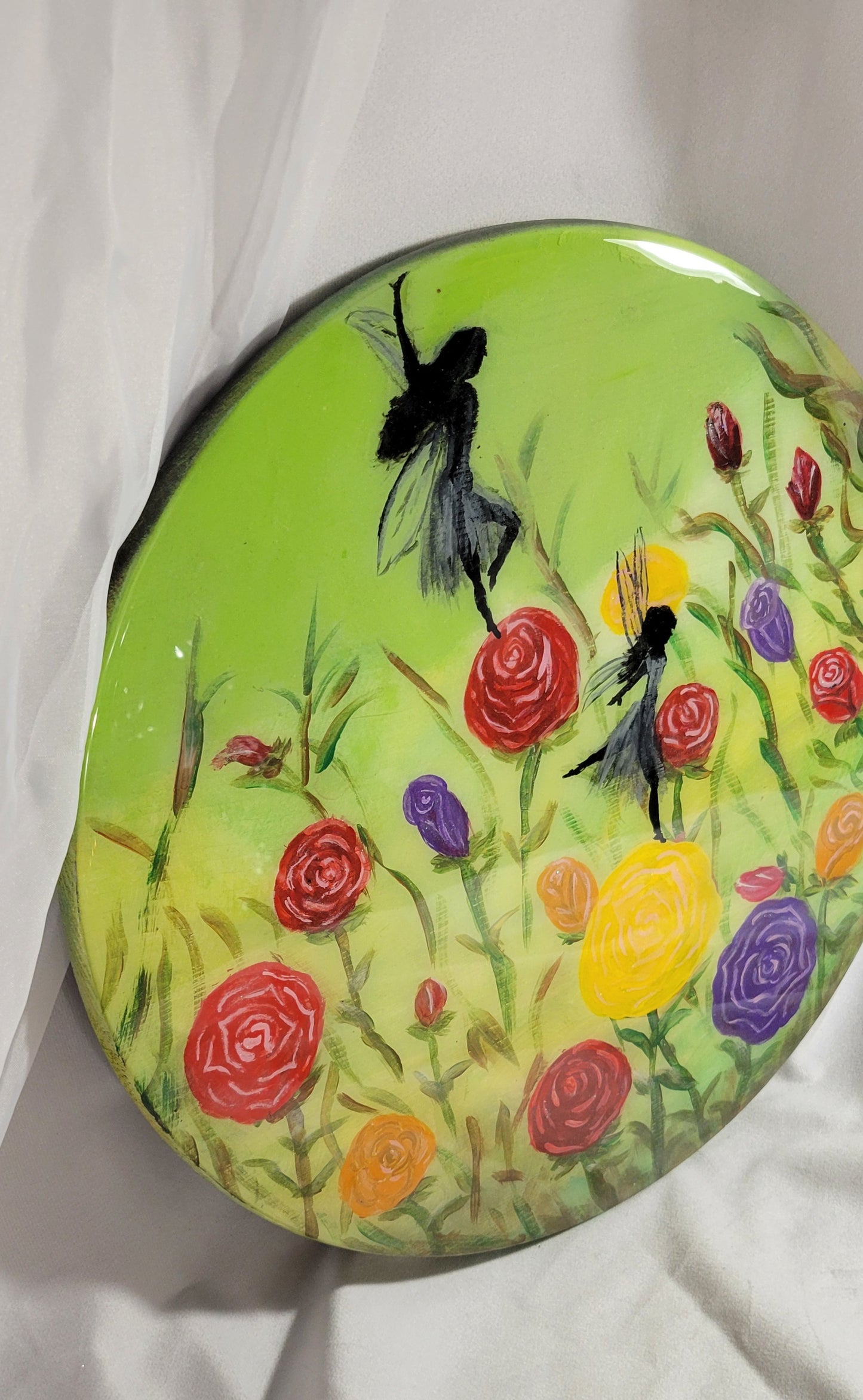 Whimsy in Bloom Fairy Garden Wall Art - Handmade with Love