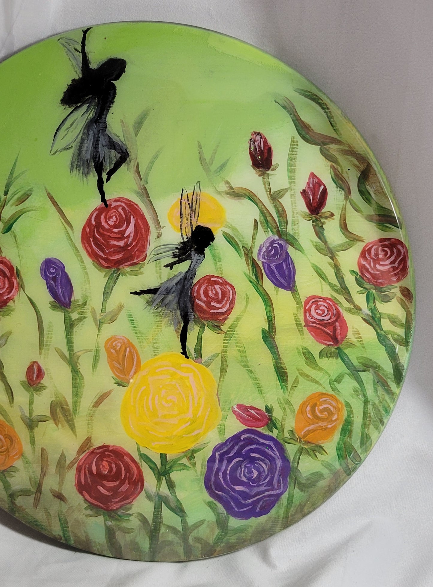 Whimsy in Bloom Fairy Garden Wall Art - Handmade with Love