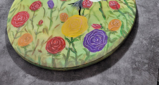 Whimsy in Bloom Fairy Garden Wall Art - Handmade with Love