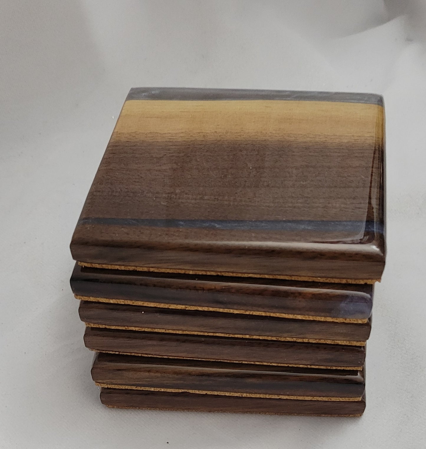 Twilight Cascade Coaster Set - Handmade
