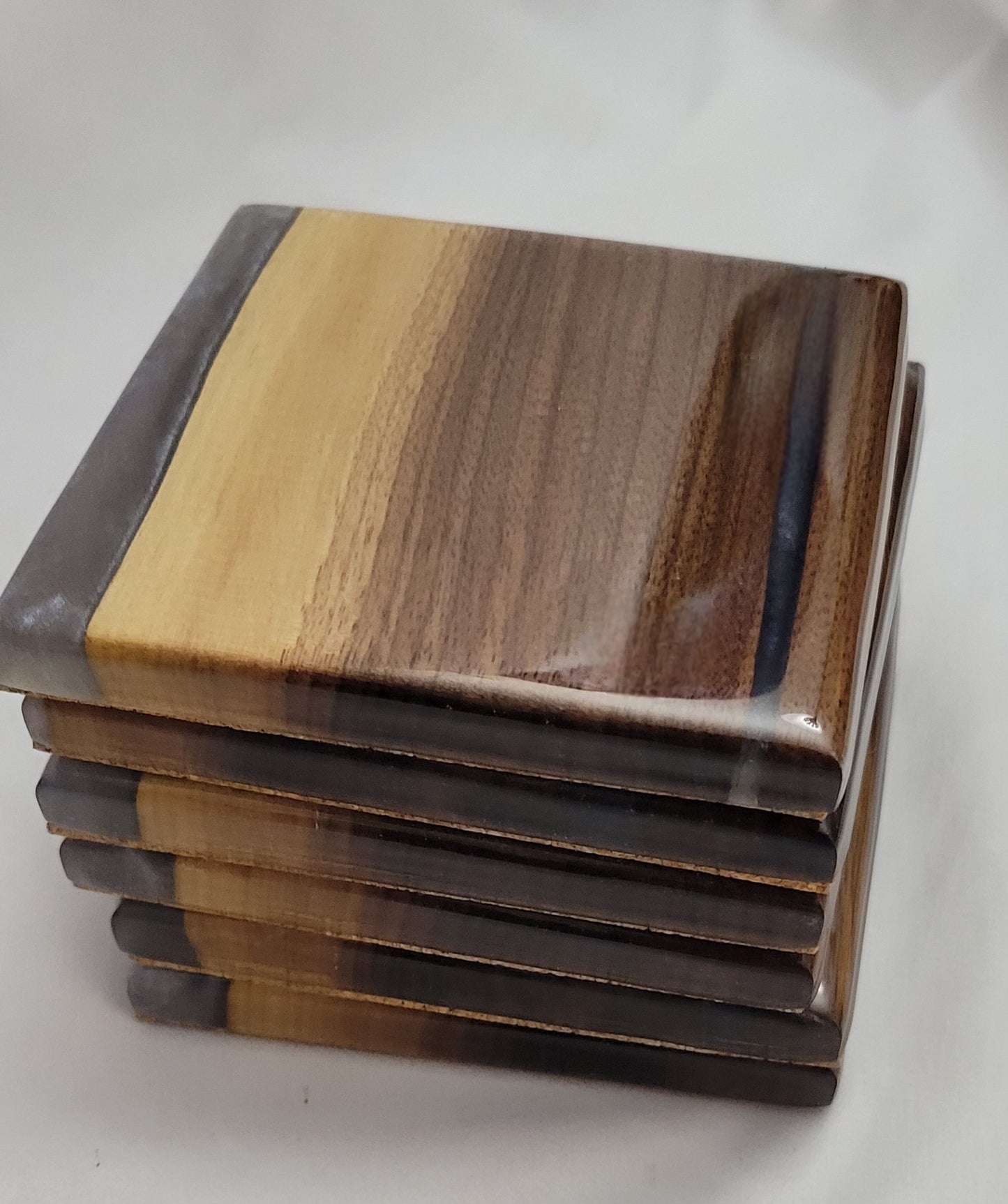 Twilight Cascade Coaster Set - Handmade