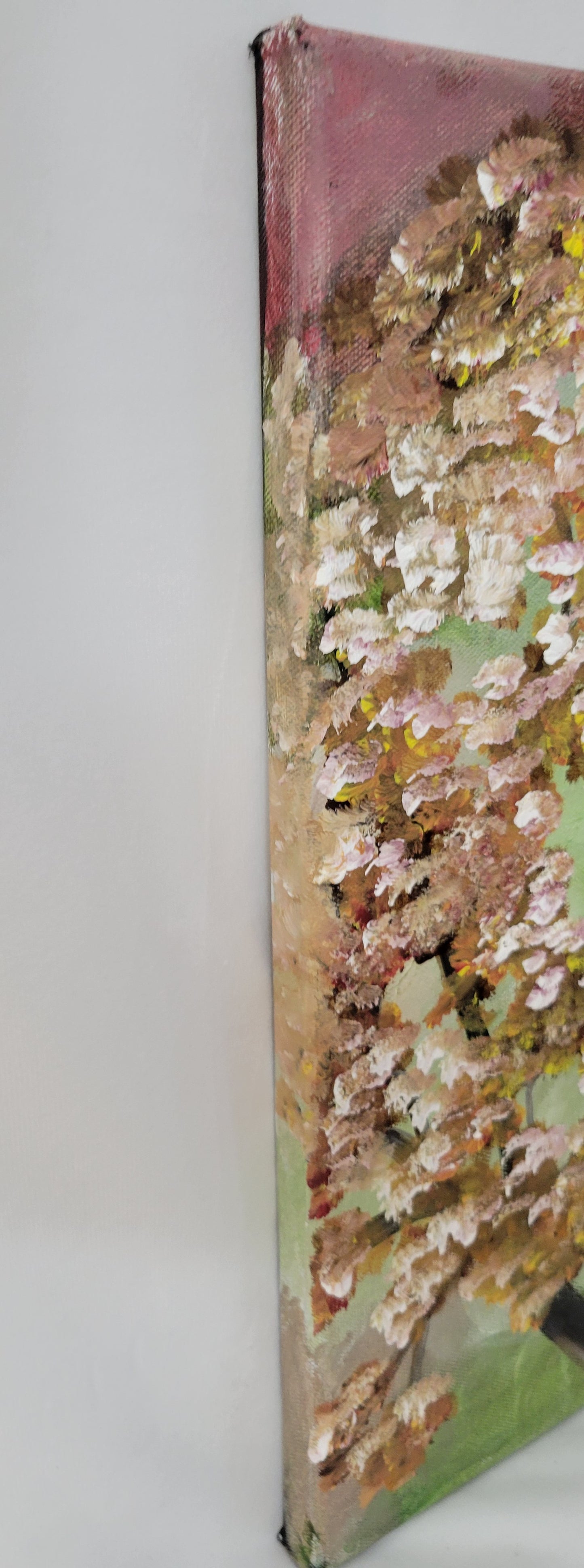 Spring Sentinel – Hand Painted Cardinal on Canvas