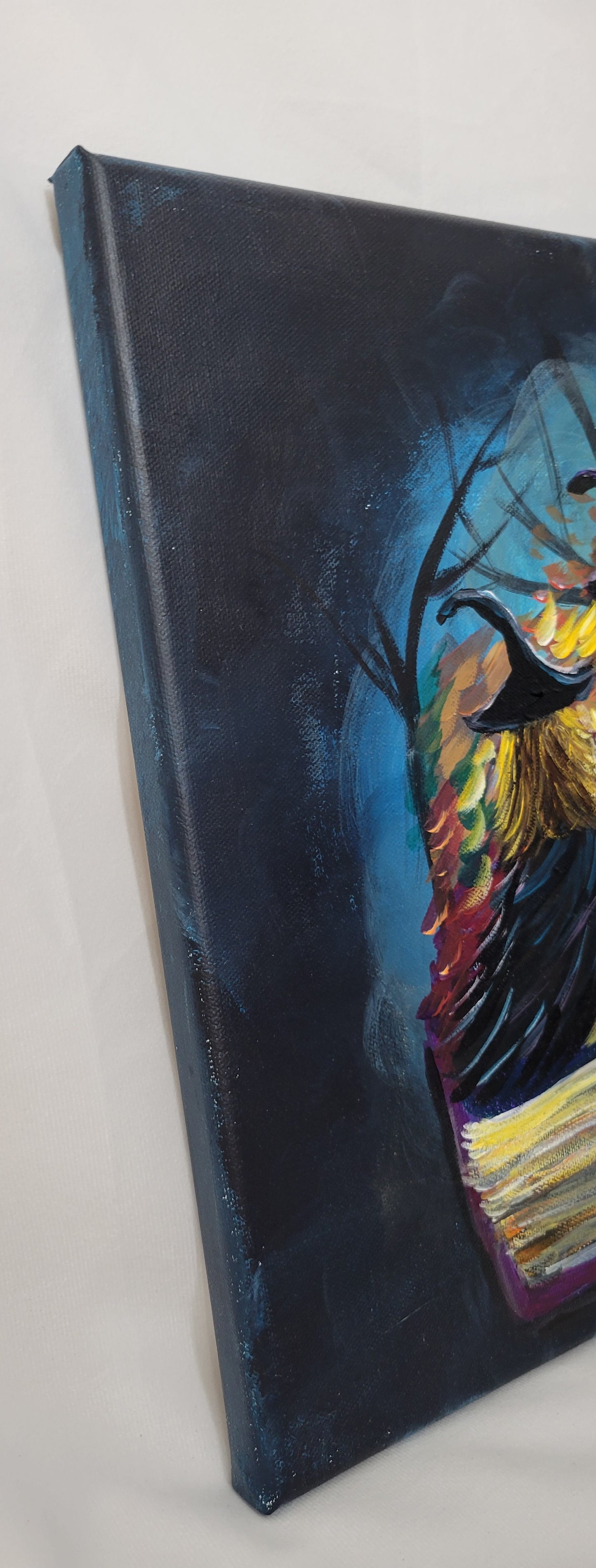 Whispers & Witches – A Midnight Gathering Canvas Painting