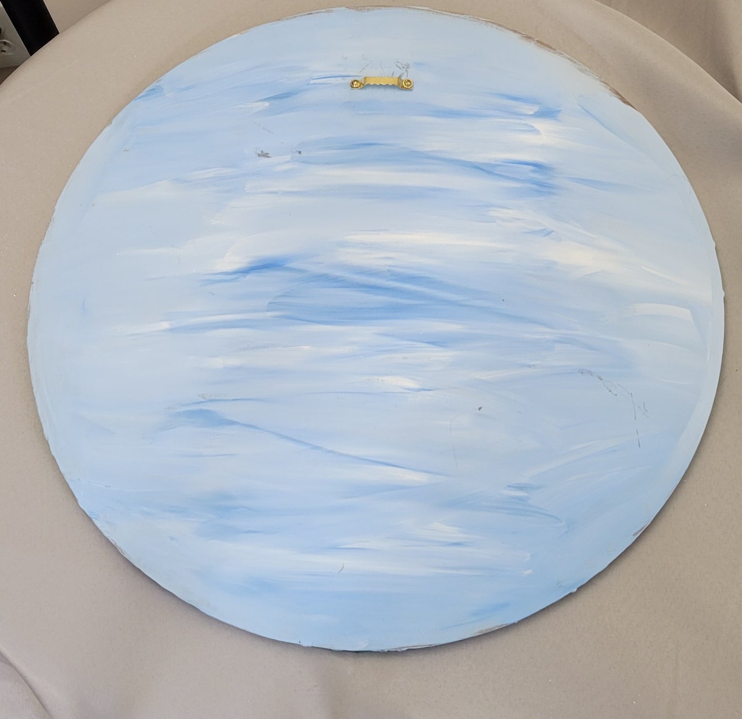 Peeking Through Petals – Epoxy Sealed Bunny Wall Art