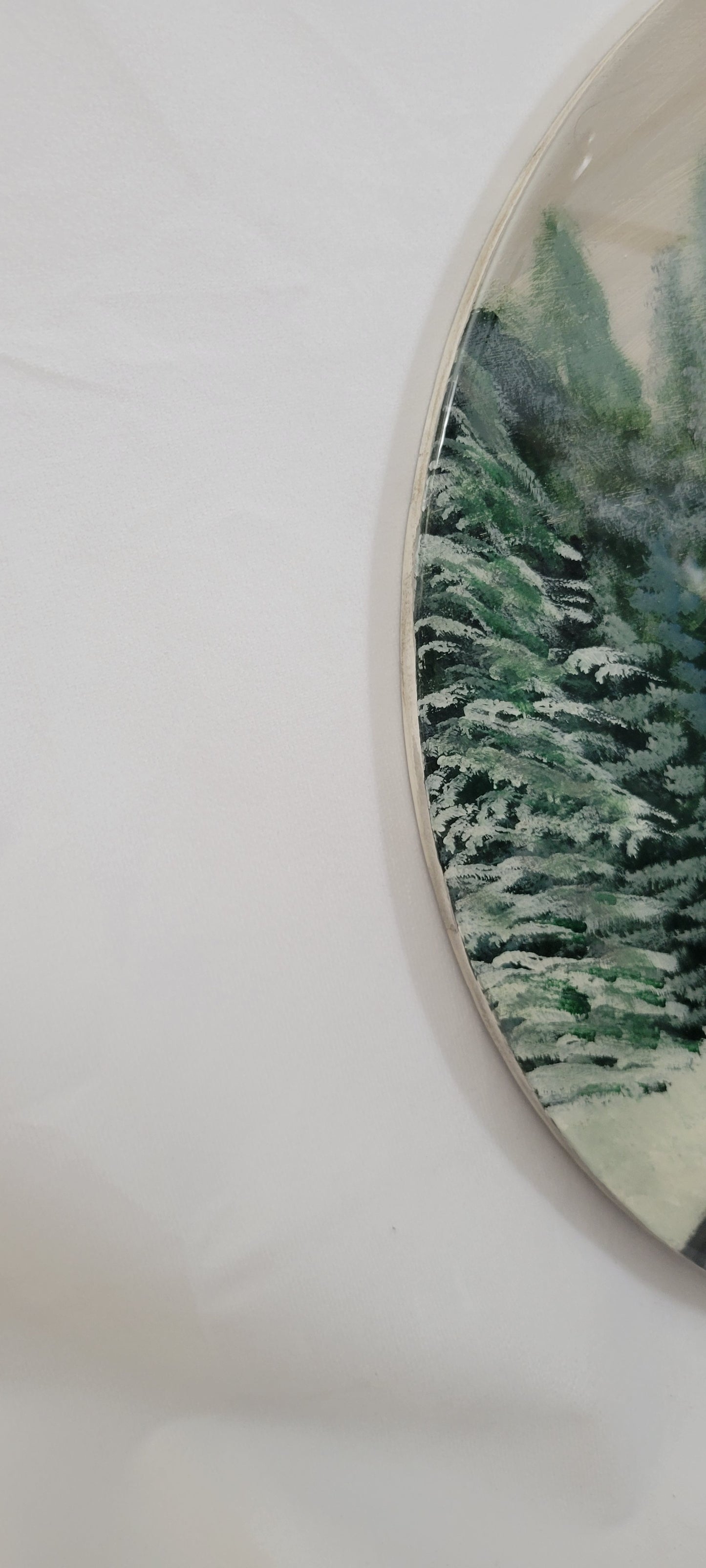 Enchanted Burrow – Winter Bunny Epoxy Resin Art