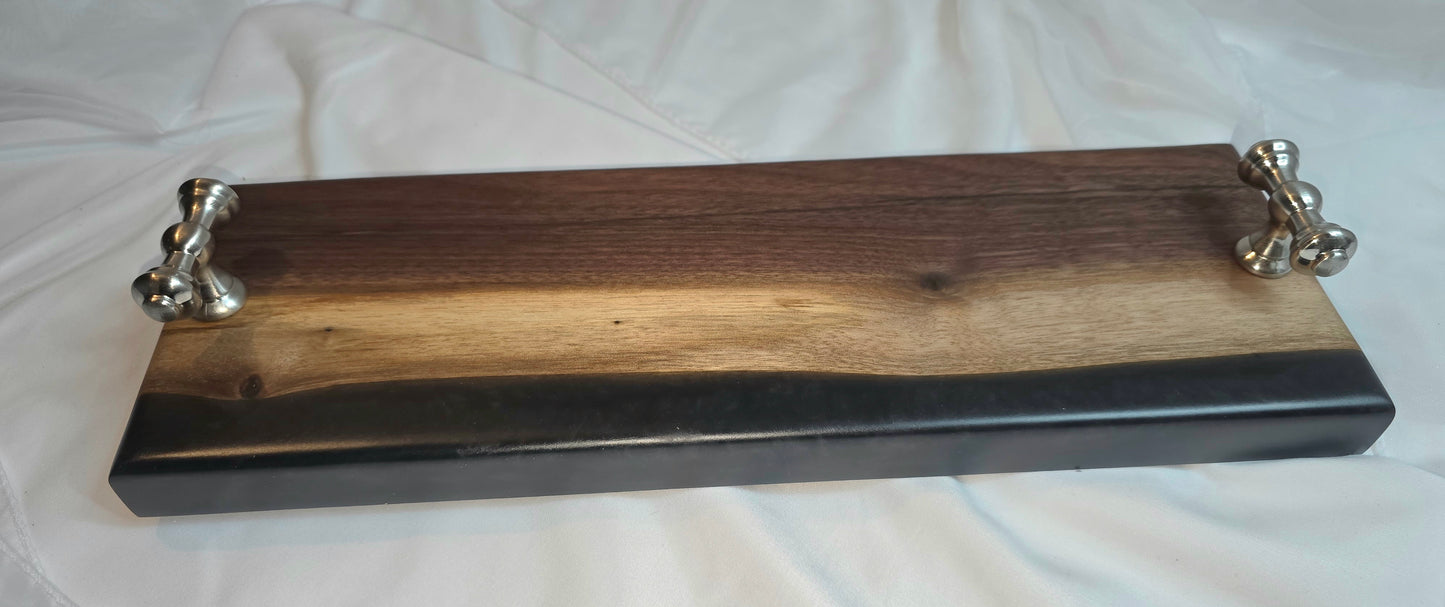 Midnight Ember – Black Walnut Charcuterie Board