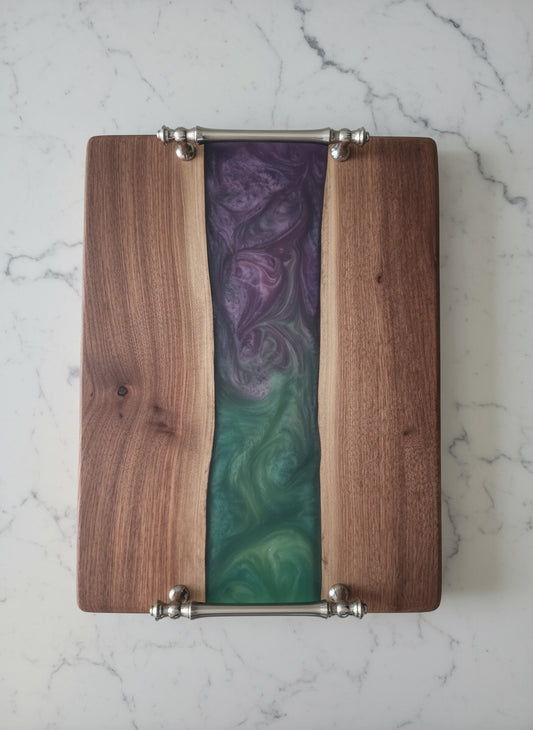 Mystic Swirls Handmade Charcuterie Board