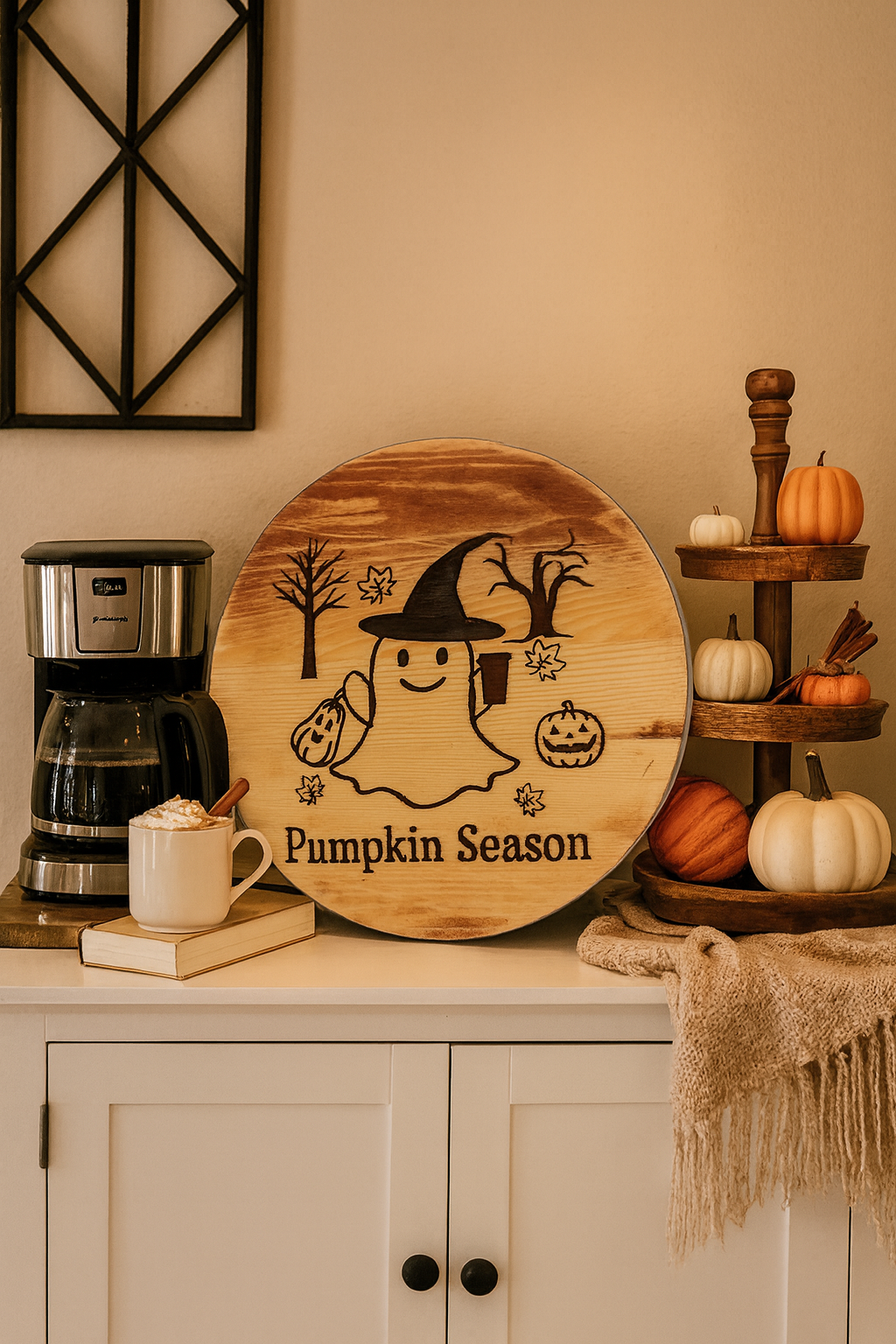 Pumpkin Patch Spirit – Handcrafted Halloween Decor Sign