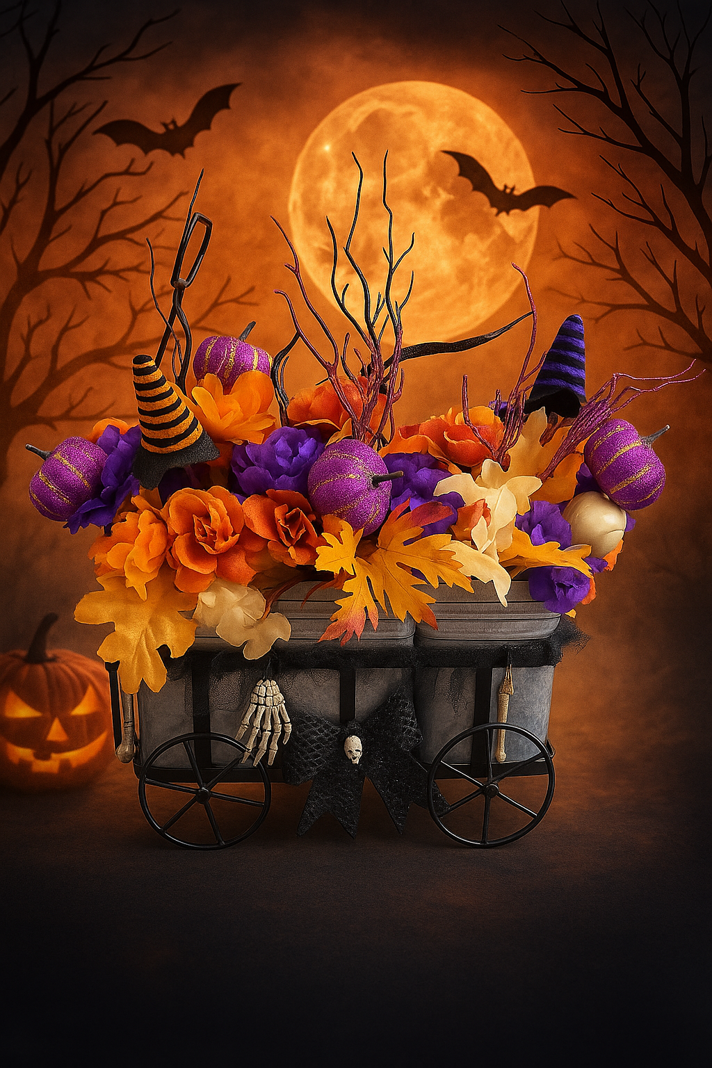 Spooky Harvest Wagon