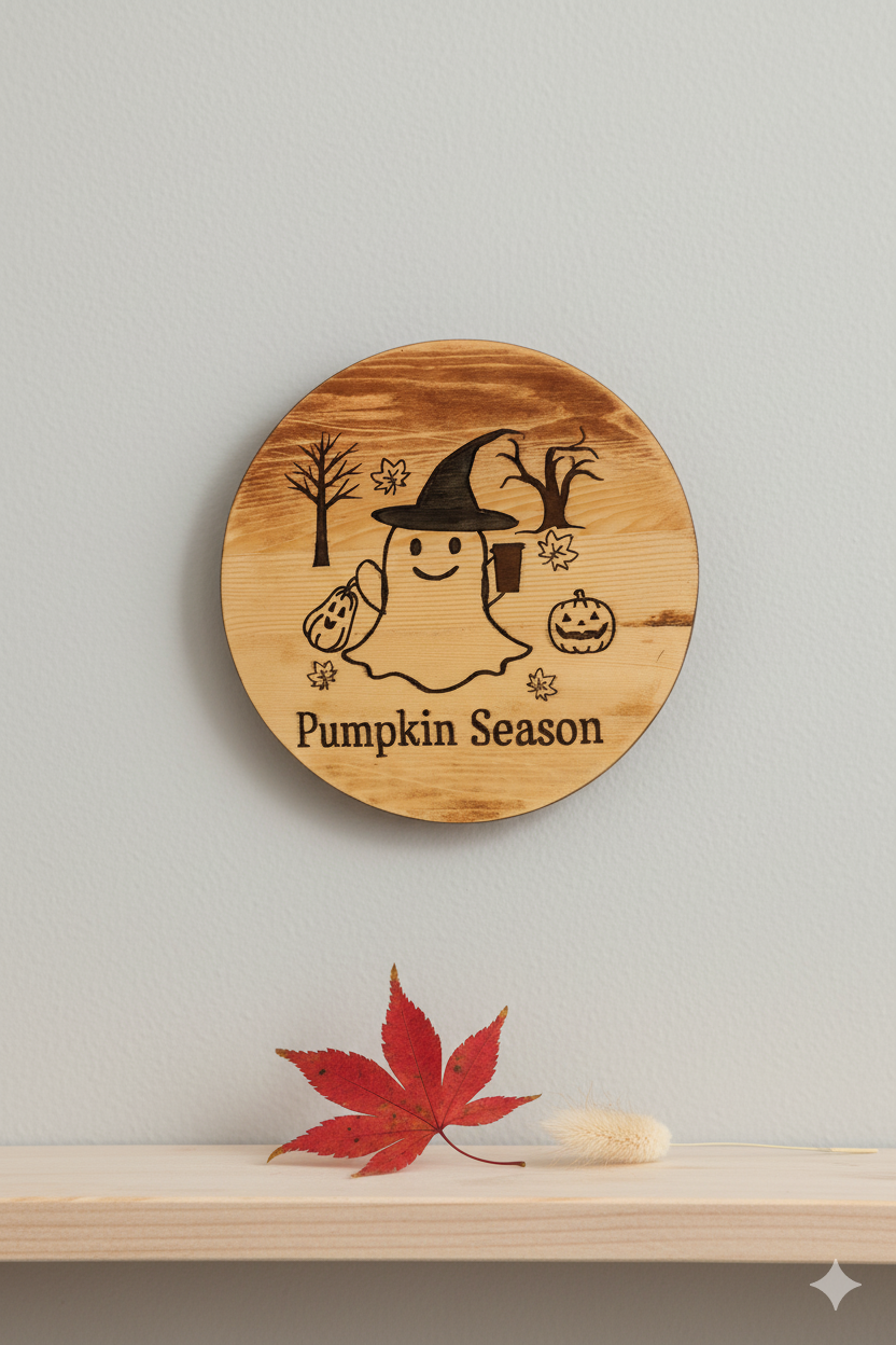 Pumpkin Patch Spirit – Handcrafted Halloween Decor Sign