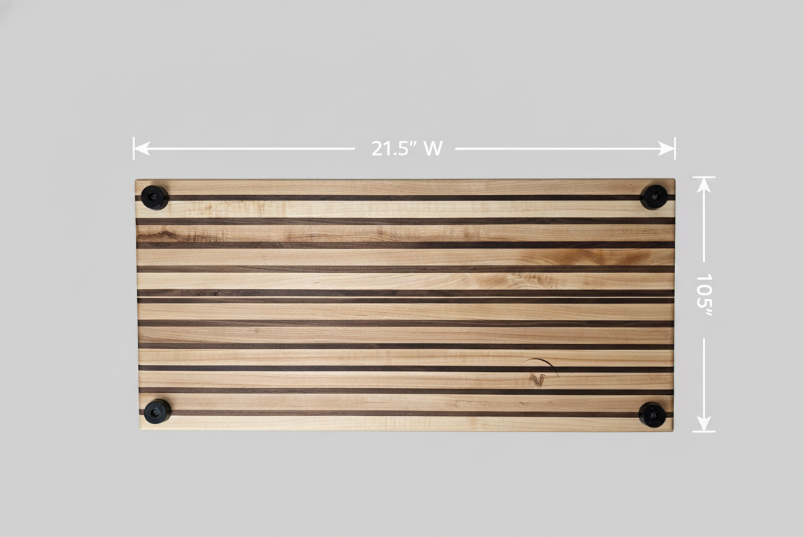 Walnut Harvest – Maple & Walnut Butcher Block Board