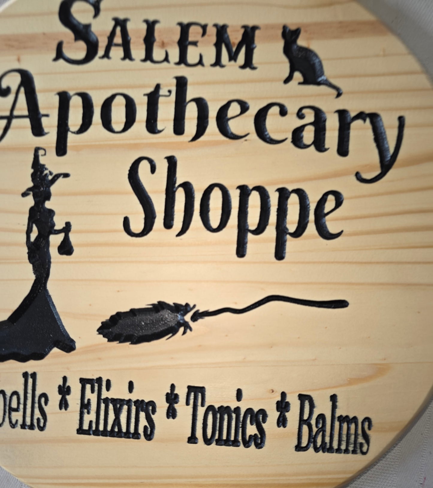 Salem Apothecary Halloween Sign