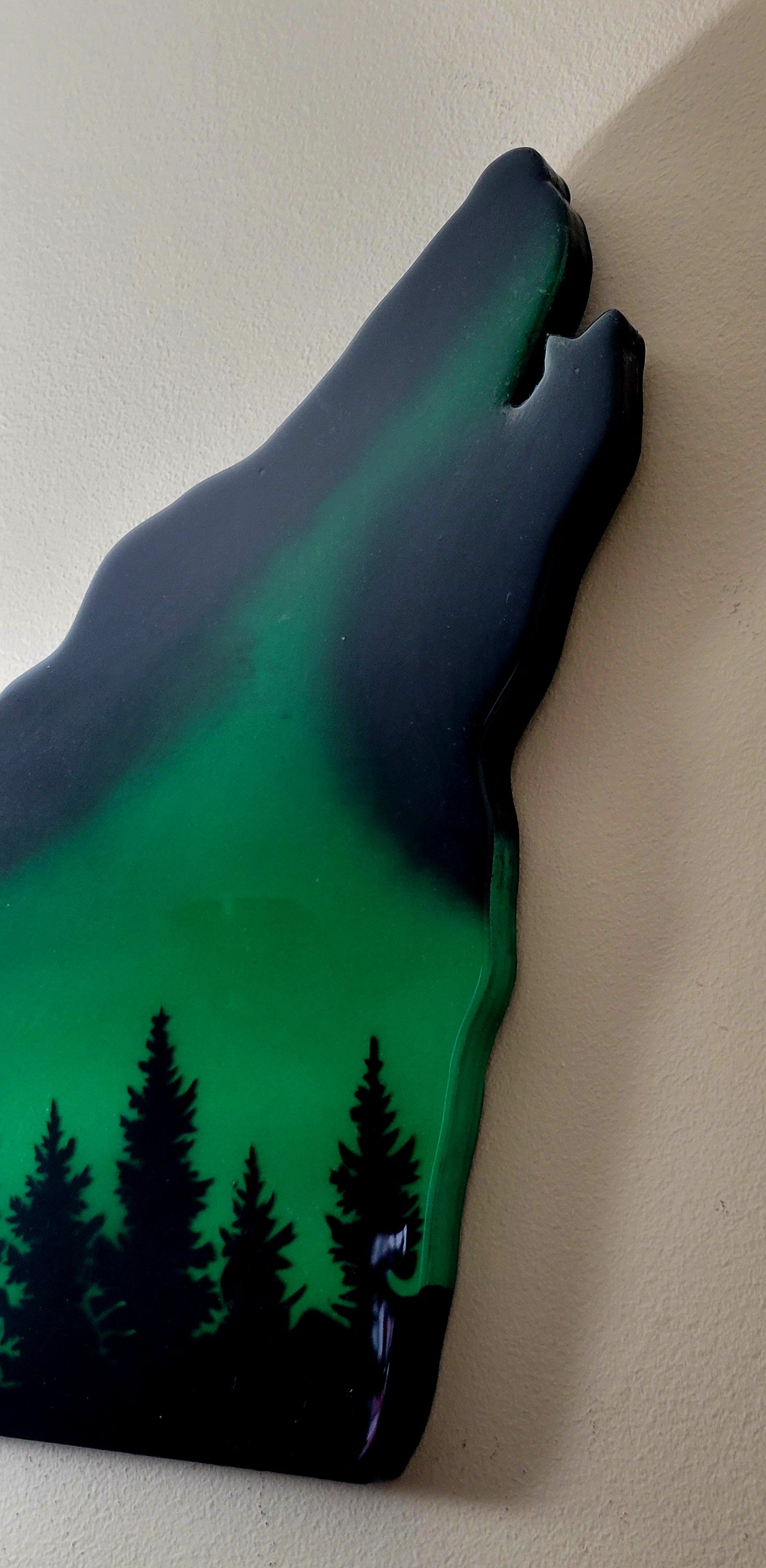 Aurora Borealis Wolf