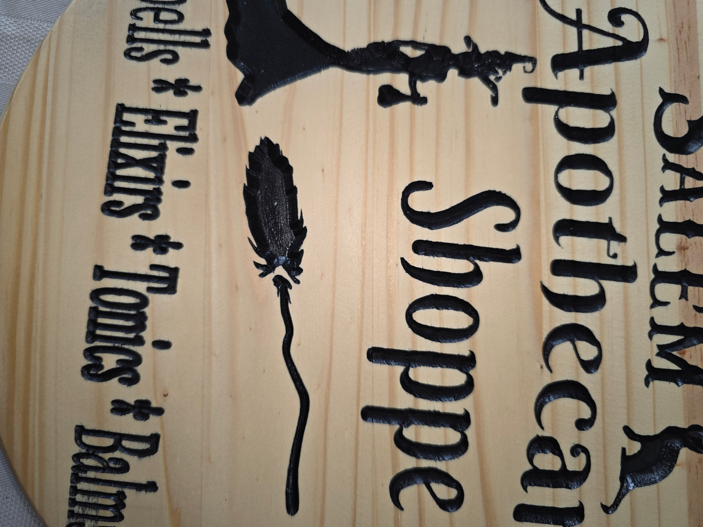 Salem Apothecary Halloween Sign